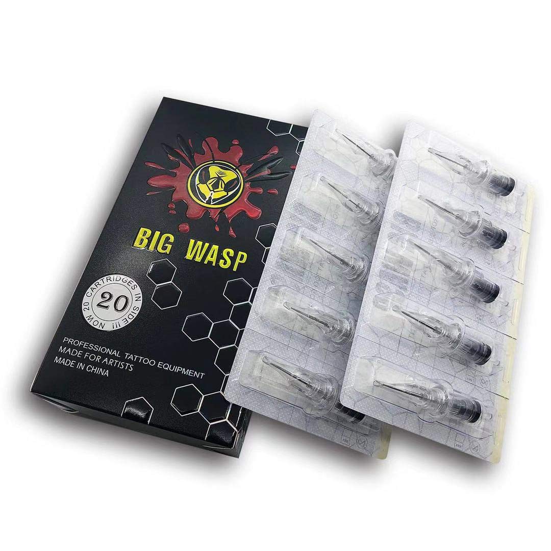 BIGWASP 4th Generation Premium Tattoo Cartridges - 3RL #10, 20 Pcs