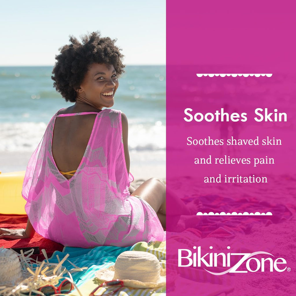 Bikini Zone Medicated After Shave Gel with Lidocaine – Razor Bump Relief, 1 oz, 3 Pack