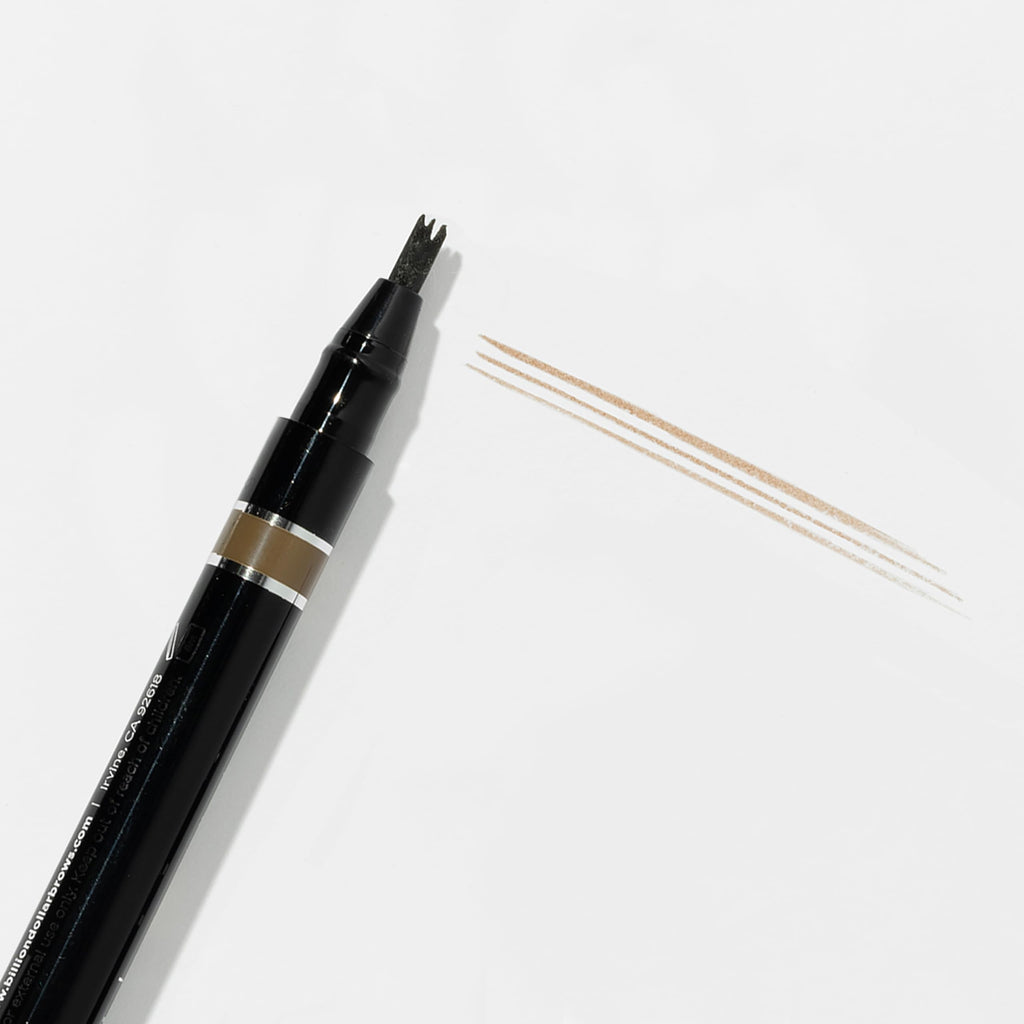 BDB Microblade Brow Pen - Blonde | Waterproof, Smudge-Proof, Long-Lasting | Billion Dollar Brows