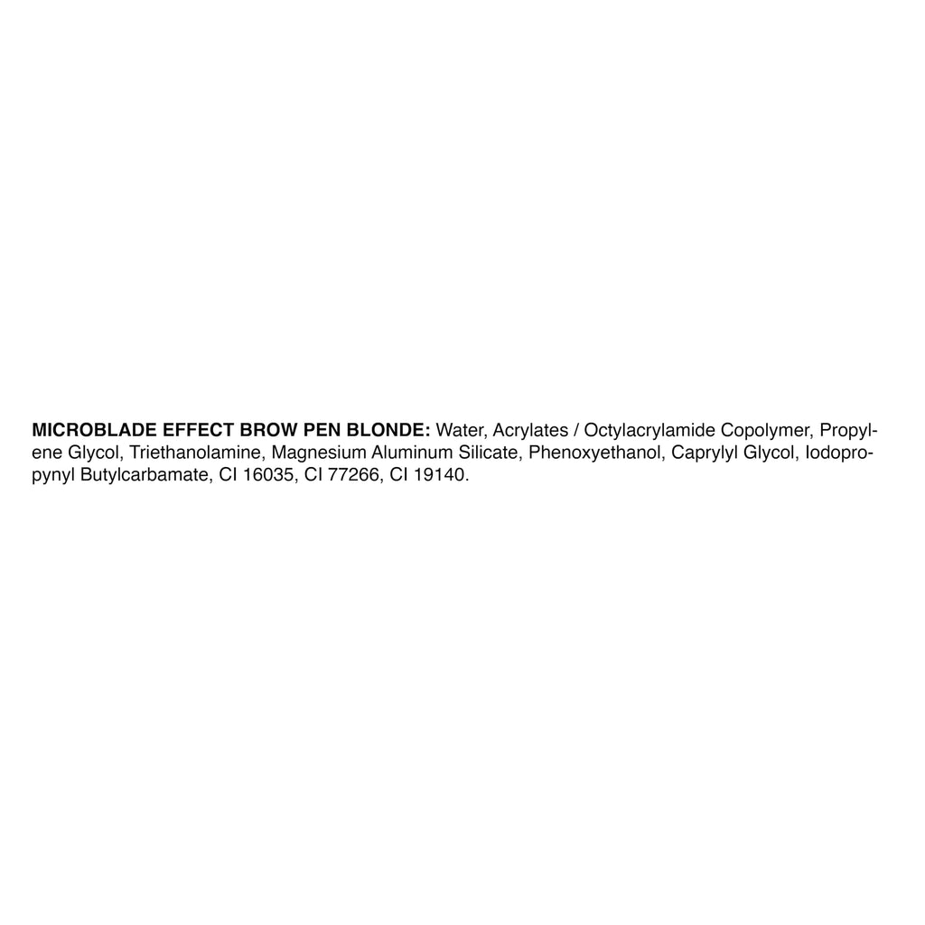 BDB Microblade Brow Pen - Blonde | Waterproof, Smudge-Proof, Long-Lasting | Billion Dollar Brows