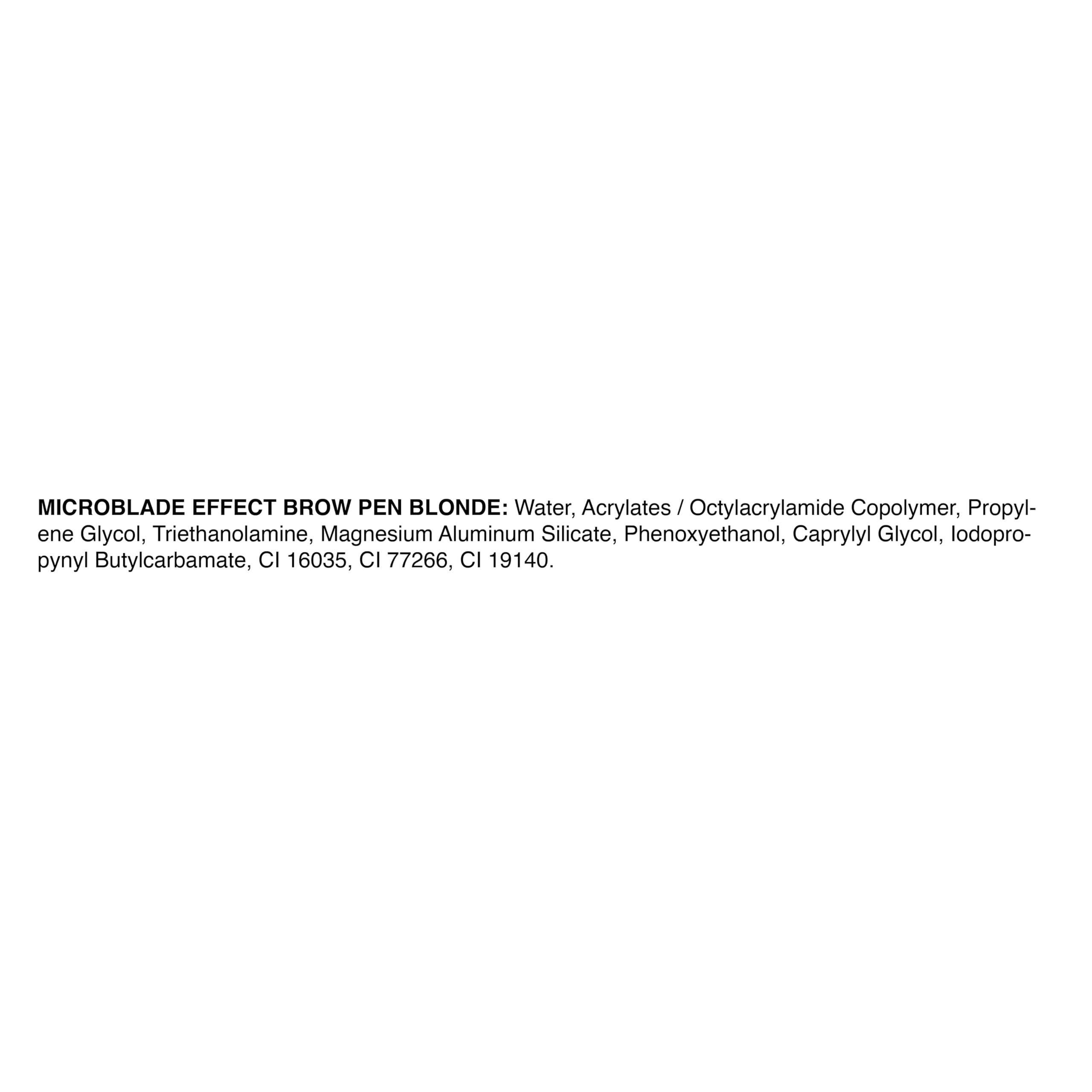 BDB Microblade Brow Pen - Blonde | Waterproof, Smudge-Proof, Long-Lasting | Billion Dollar Brows