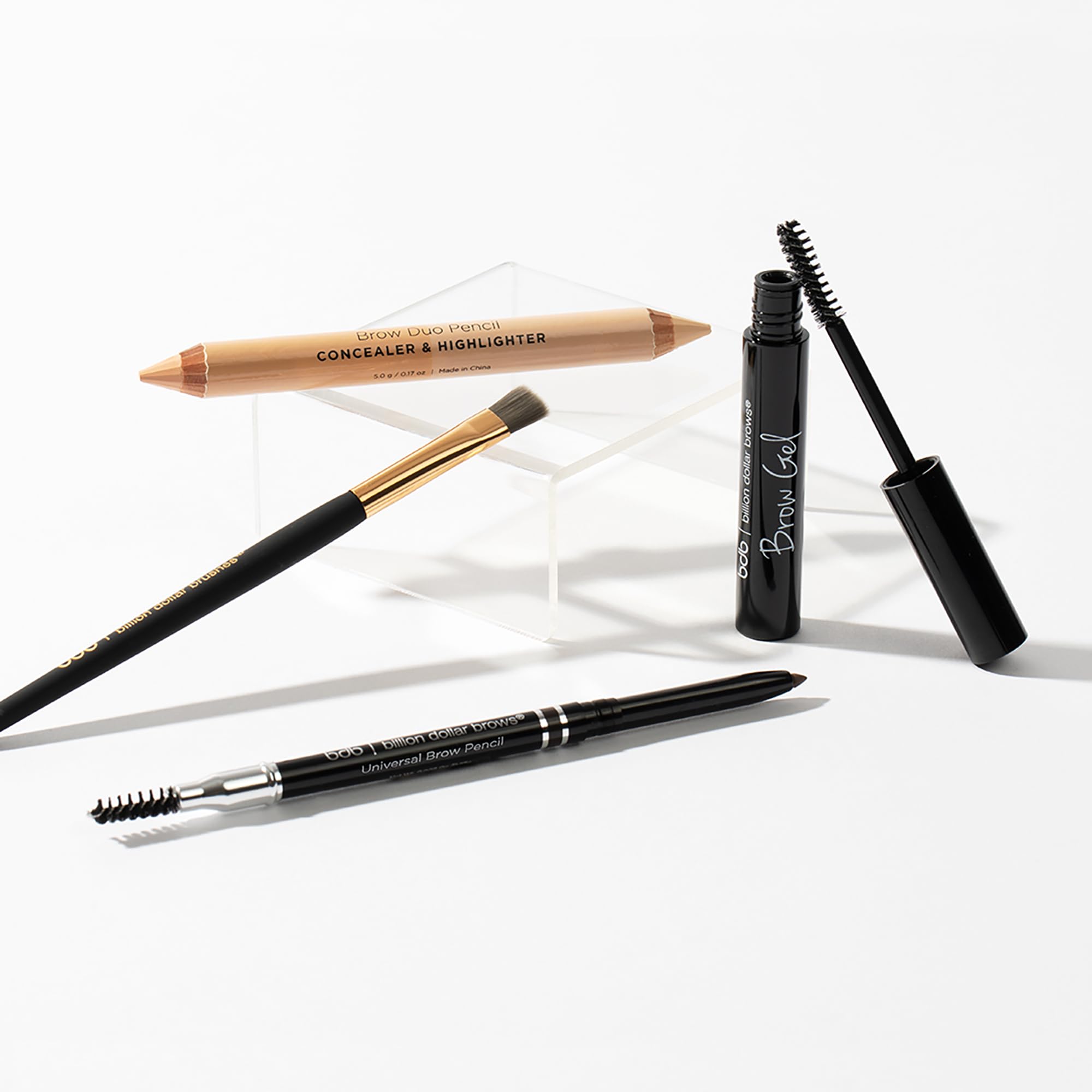 Billion Dollar Brows Best Sellers Kit | Universal Brow Pencil, Brow Duo, Gel & Smudge Brush