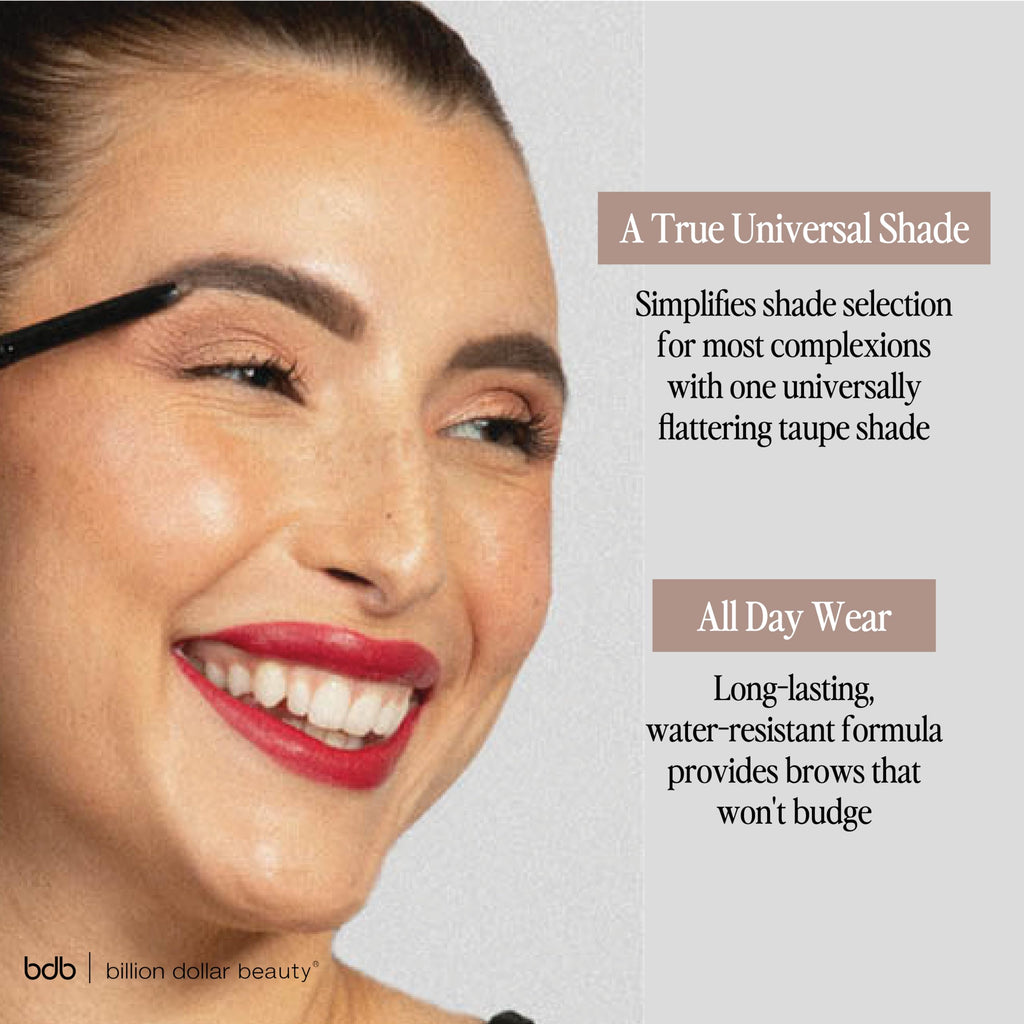 Billion Dollar Brows Universal Eyebrow Pencil – Dual-Ended, Waterproof & Cruelty-Free