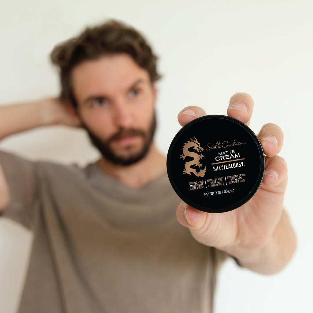 Billy Jealousy Stable Condition Matte Cream – Natural Hold, Matte Finish, Water-Based