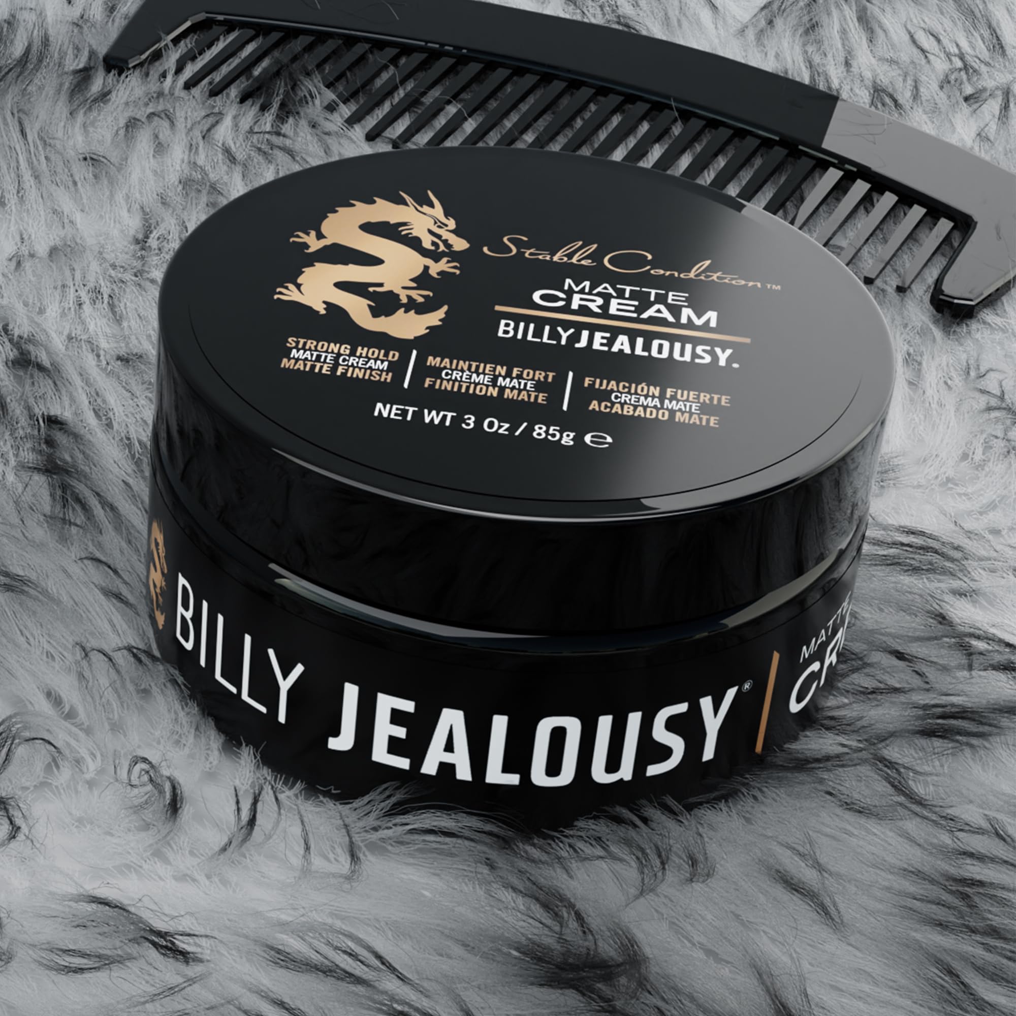 Billy Jealousy Stable Condition Matte Cream – Natural Hold, Matte Finish, Water-Based