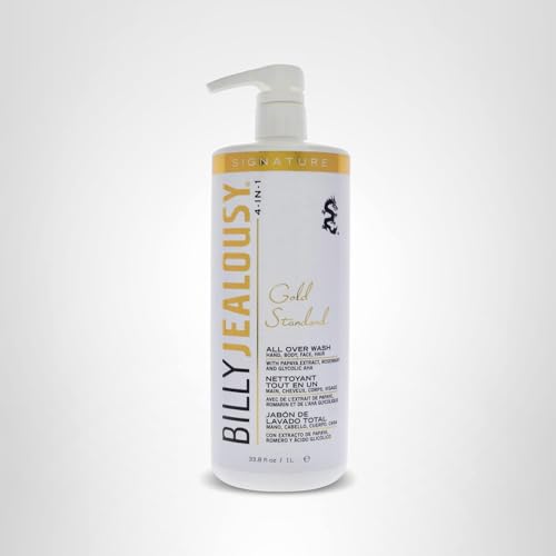 Billy Jealousy Gold Standard 4-in-1 All Over Wash — Shampoo, Body, Face & Hair