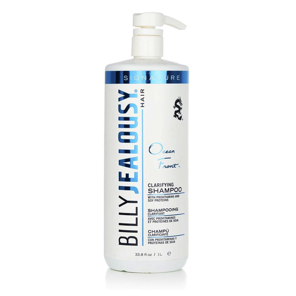 Billy Jealousy Ocean Front Clarifying Shampoo – Deep Cleanse for Oily Hair (33.8 oz)