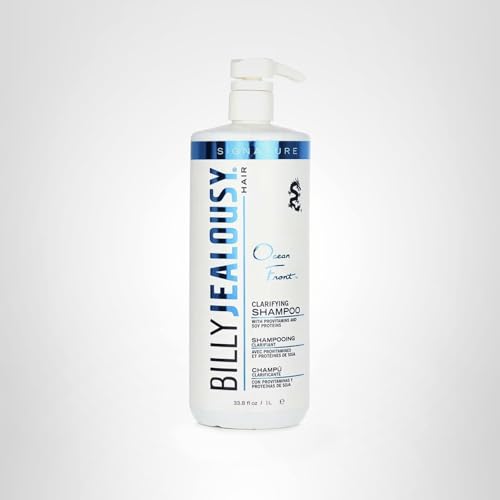 Billy Jealousy Ocean Front Clarifying Shampoo – Deep Cleanse for Oily Hair (33.8 oz)