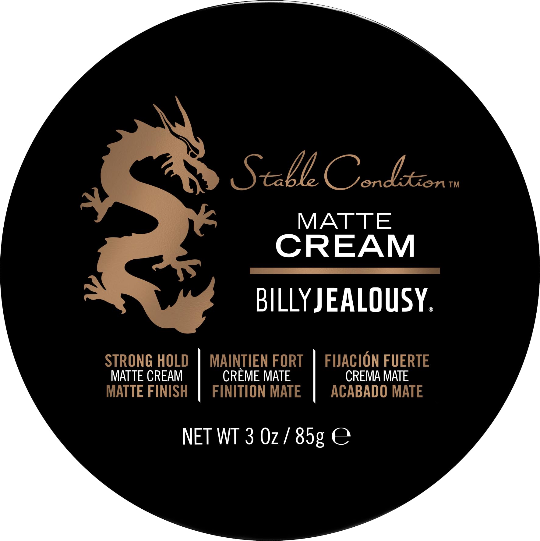 Billy Jealousy Stable Condition Matte Cream – Natural Hold, Matte Finish, Water-Based