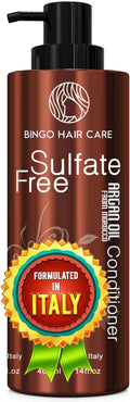 BINGO Hair Care Moroccan Argan Oil Conditioner | Sulfate-Free Anti-Frizz for Color-Treated & Curly Hair
