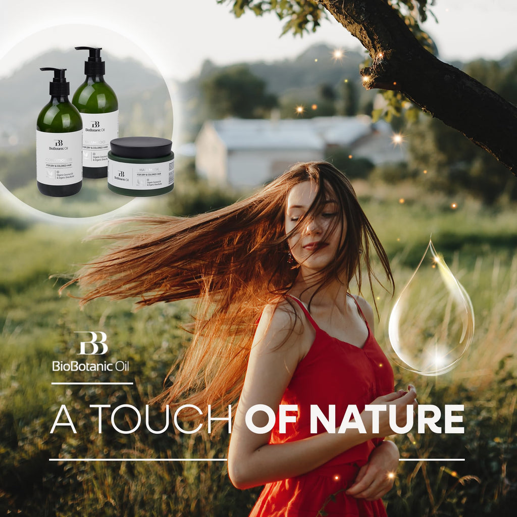 Bio Botanic Oil Range: Moisturizing Shampoo for Color-Treated & Dry Hair (SLS/SLES-Free)
