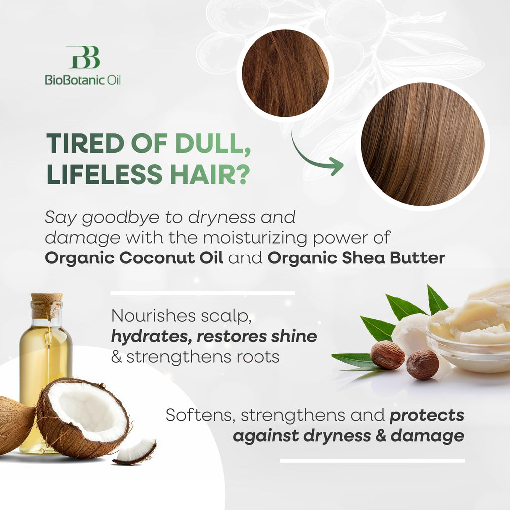 Bio Botanic Oil Range: Moisturizing Shampoo for Color-Treated & Dry Hair (SLS/SLES-Free)