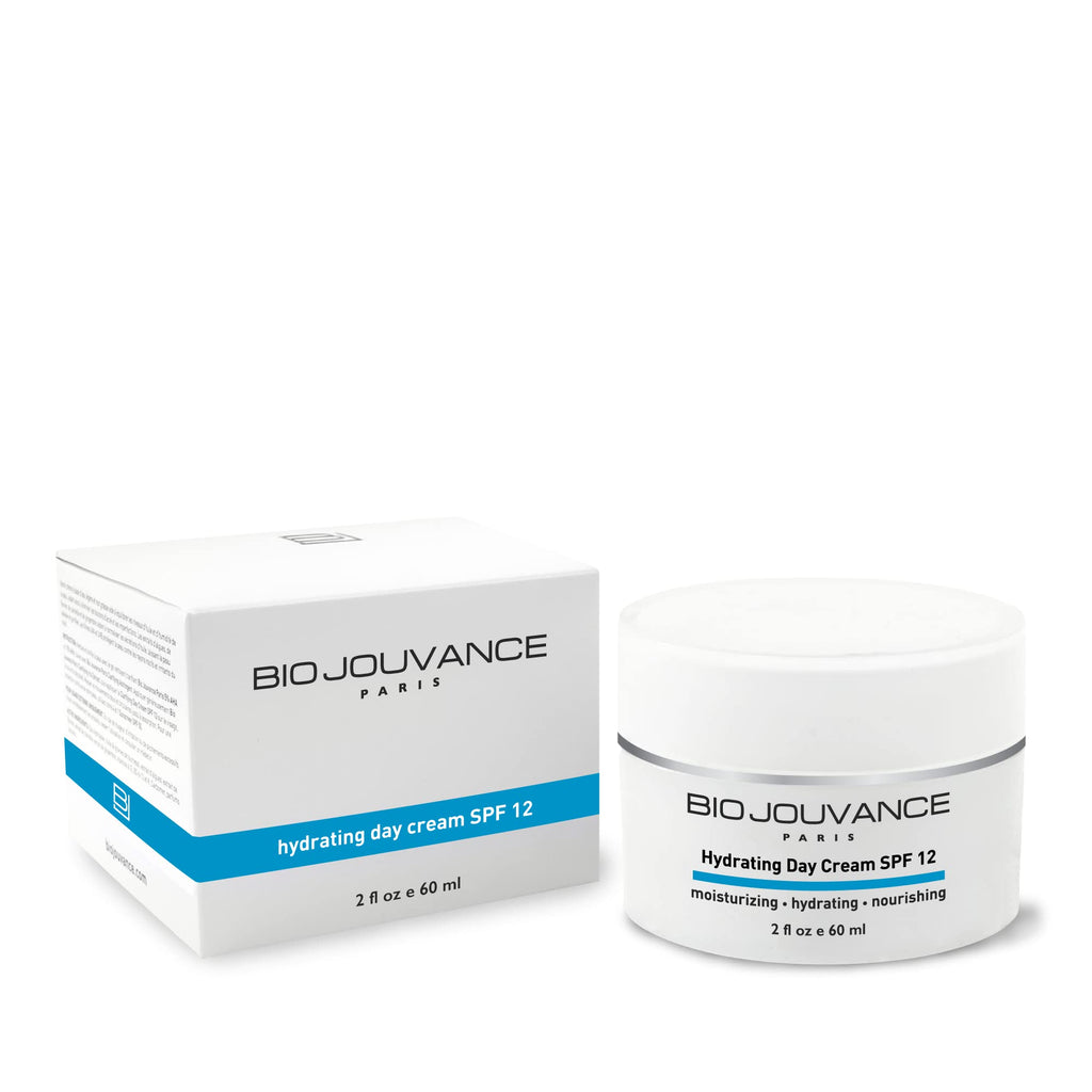 BIO JOUVANCE PARIS Hydrating Day Cream – 2oz / 60ml for Normal, Dry & Sensitive Skin | Made in France