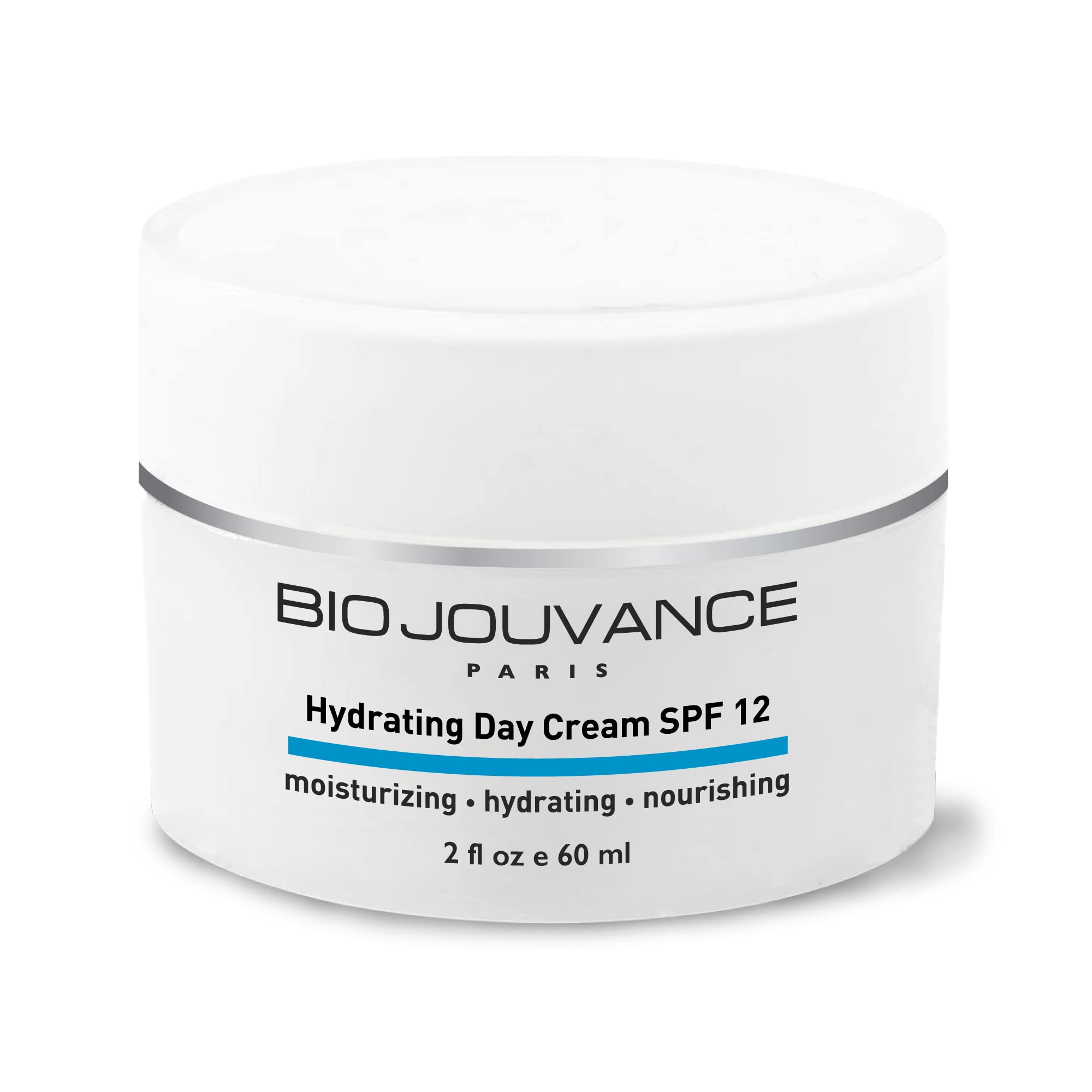 BIO JOUVANCE PARIS Hydrating Day Cream – 2oz / 60ml for Normal, Dry & Sensitive Skin | Made in France