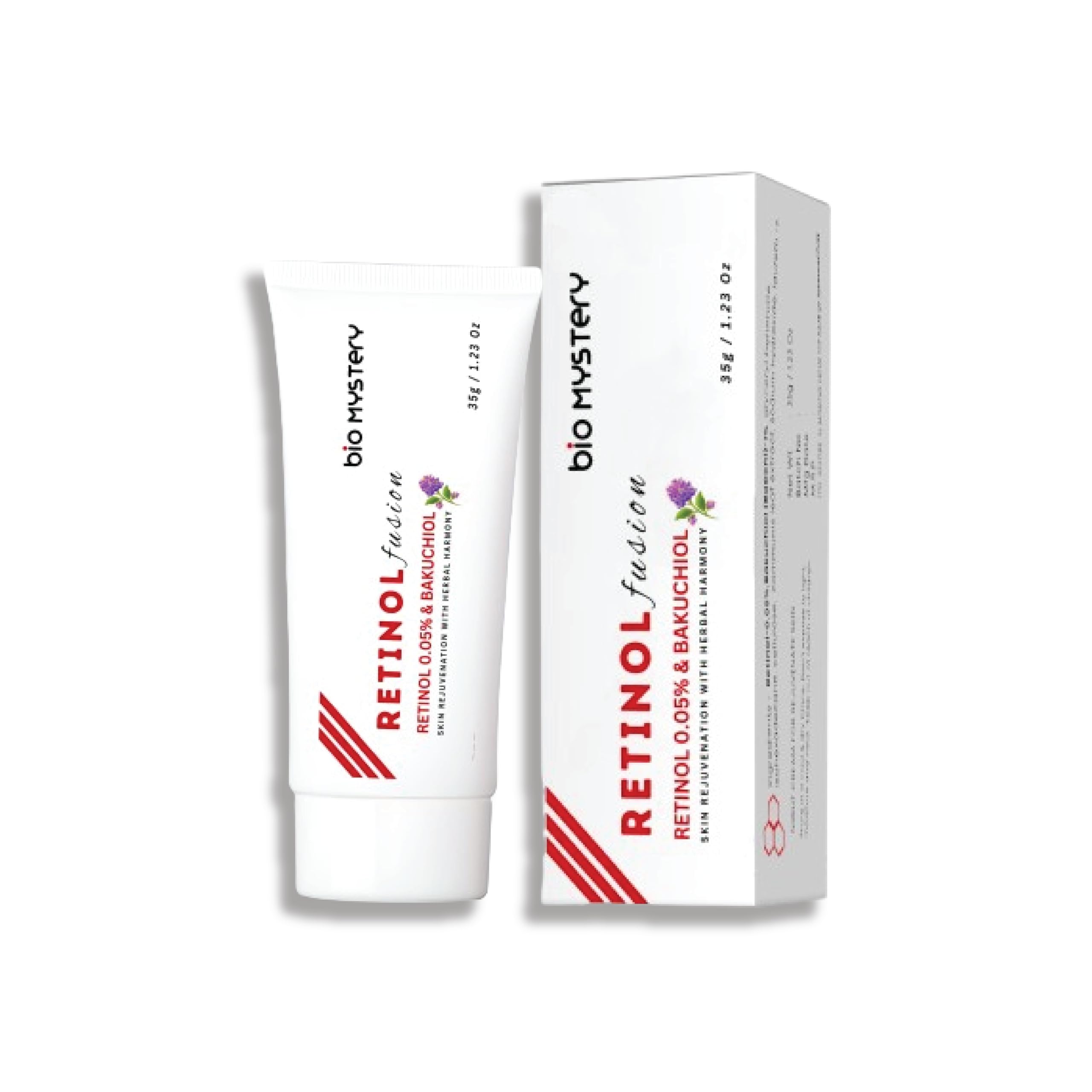Bio Mystery Retinol 0.05% Fusion Cream with Bakuchiol – Gentle Anti-Aging for Sensitive Skin – 40g / 1.41 oz