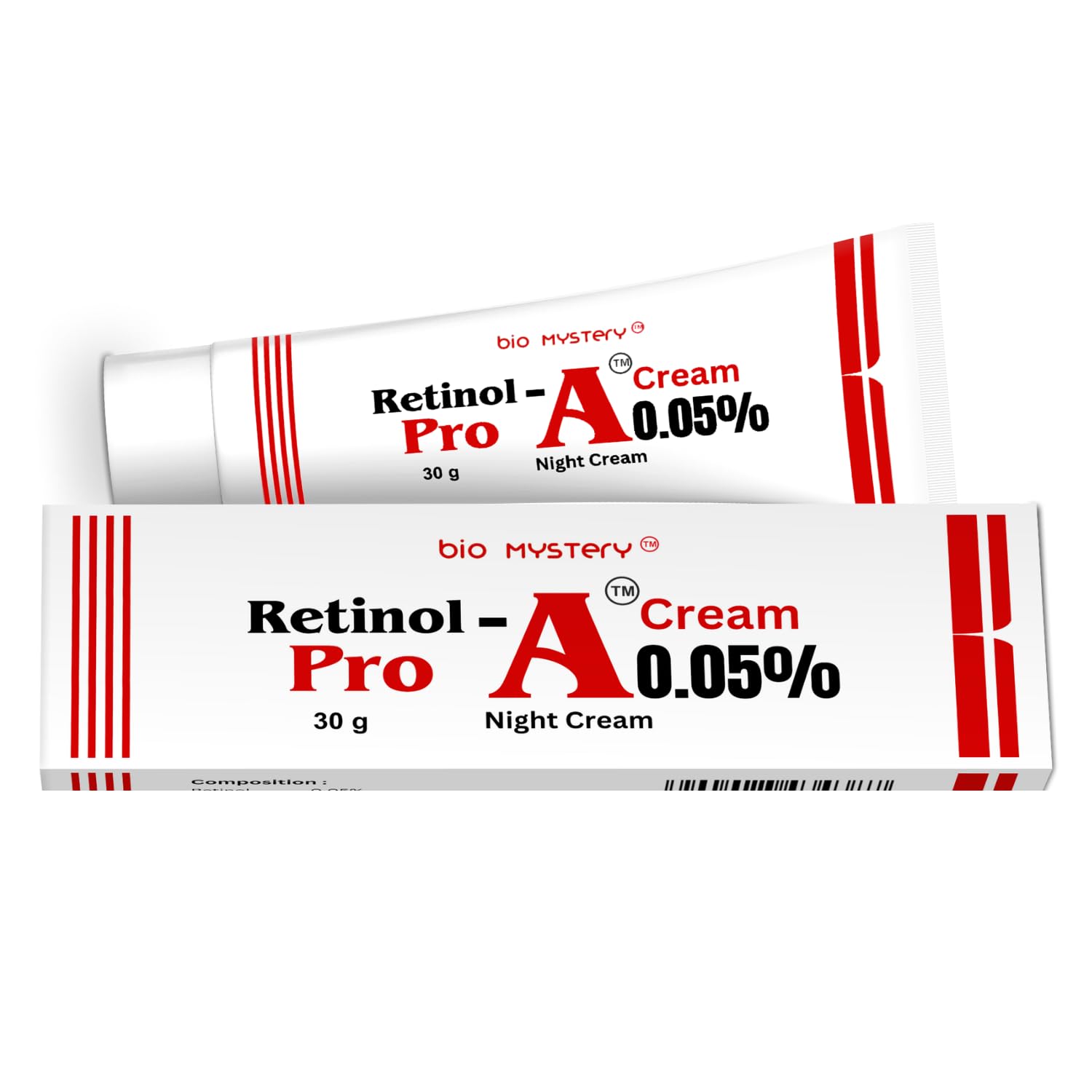 Bio Mystery Retinol Pro 0.05 Night Cream – 1.05 oz / 30 g | Non-Greasy Hydration