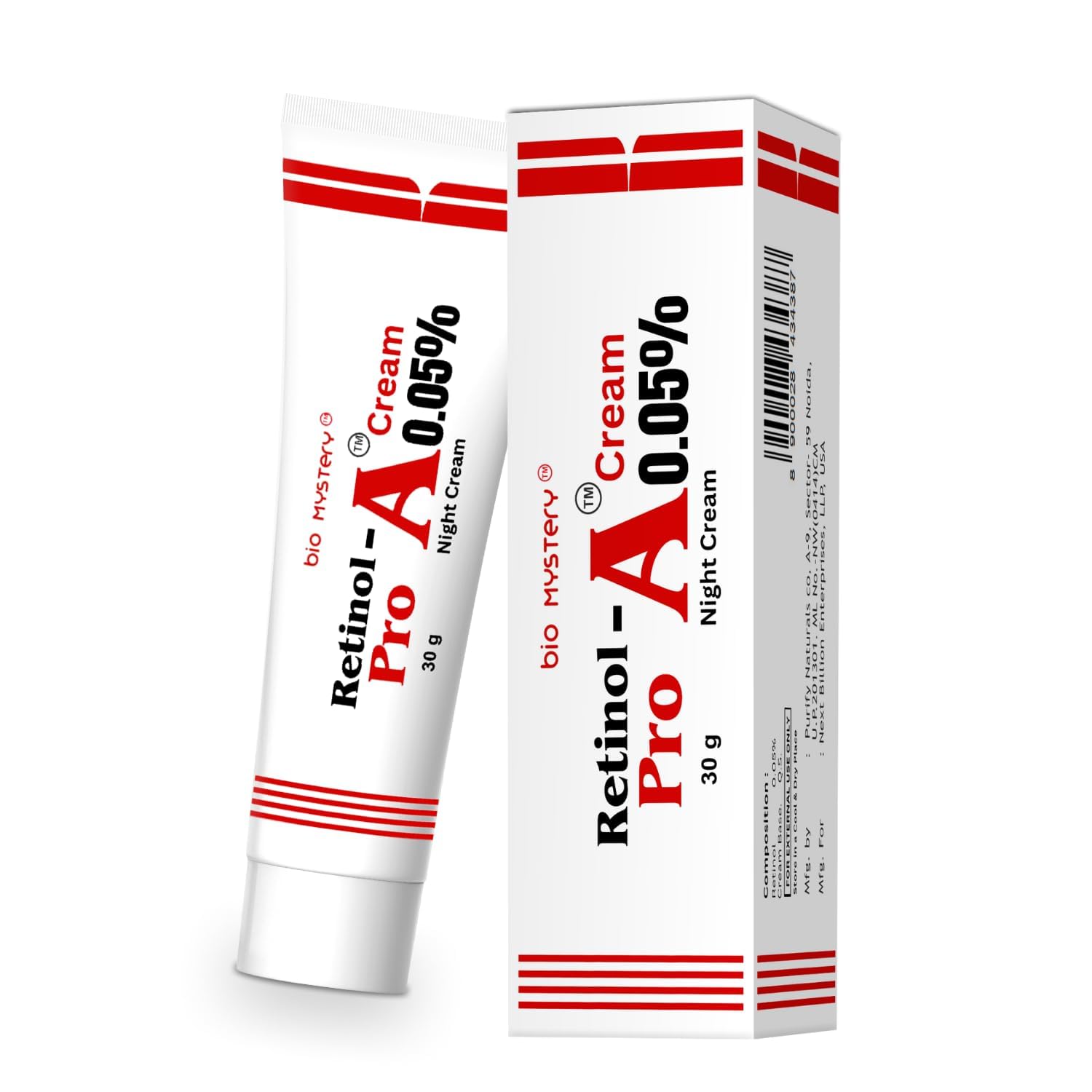Bio Mystery Retinol Pro 0.05 Night Cream – 1.05 oz / 30 g | Non-Greasy Hydration