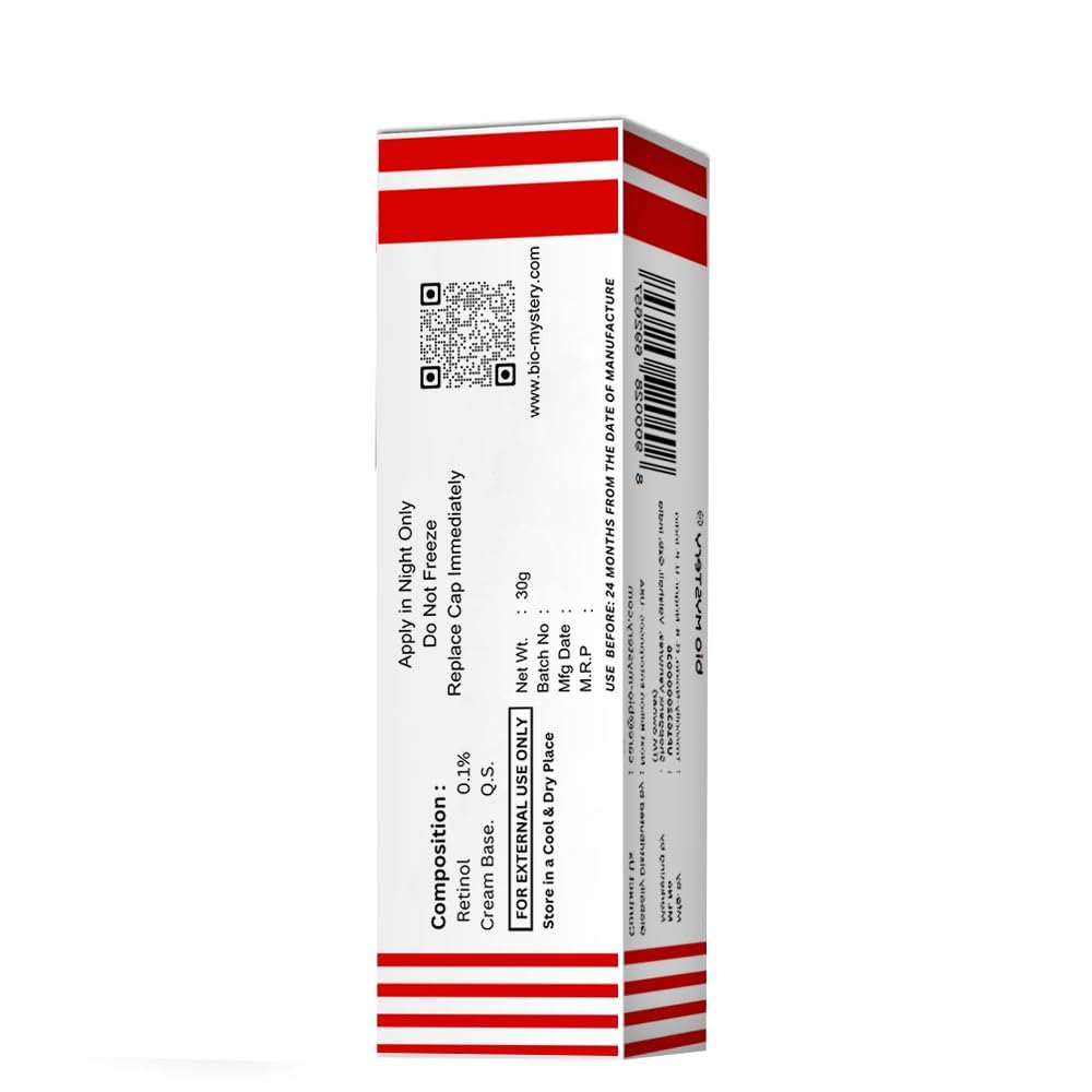 Bio Mystery Retinol Pro Night Cream 0.1 – 30 g / 1 oz | Overnight Skincare