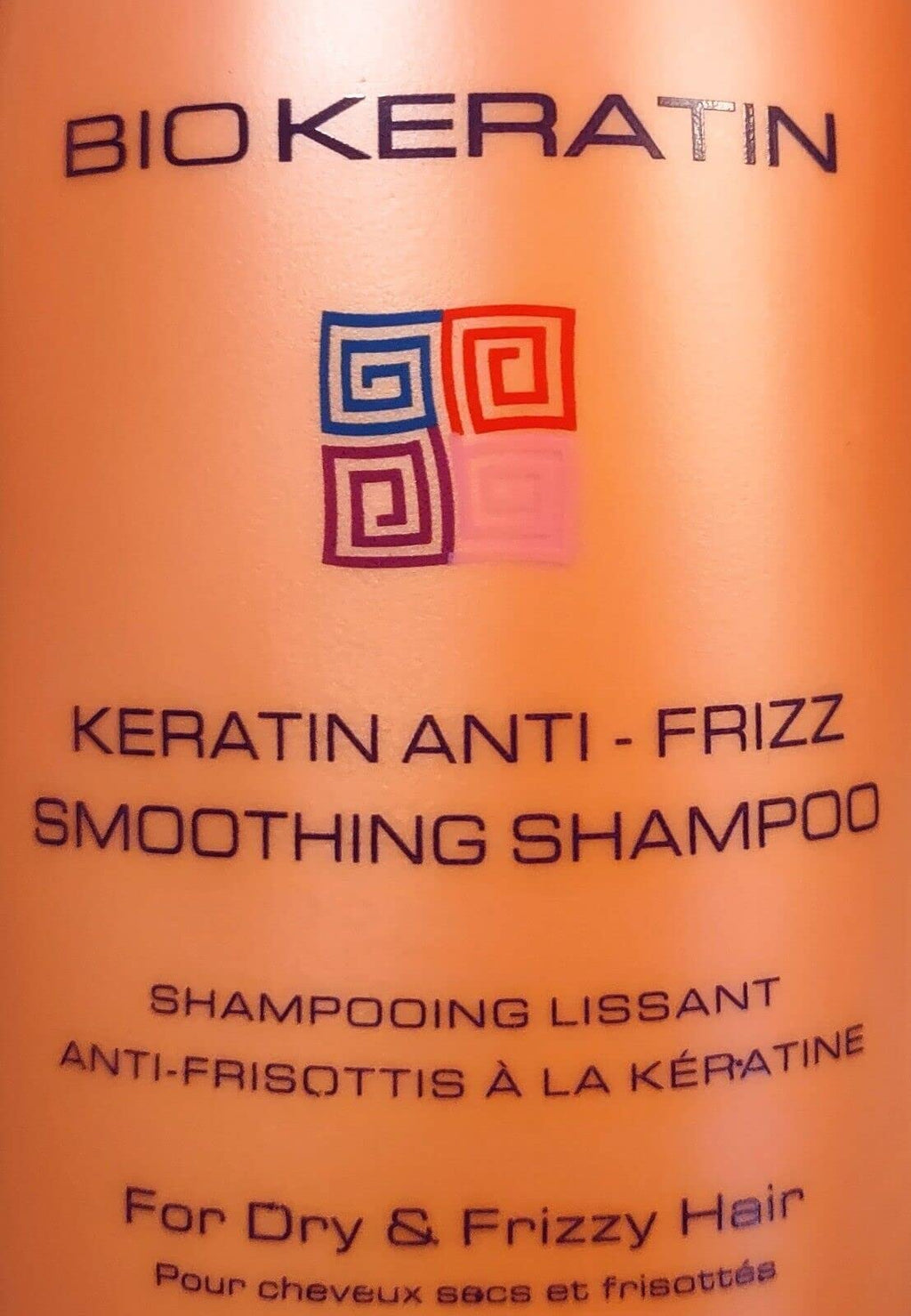 Bio PureOils Keratin Anti-Frizz Smoothing Shampoo – Sulfate-Free, Color-Safe, Made in Italy