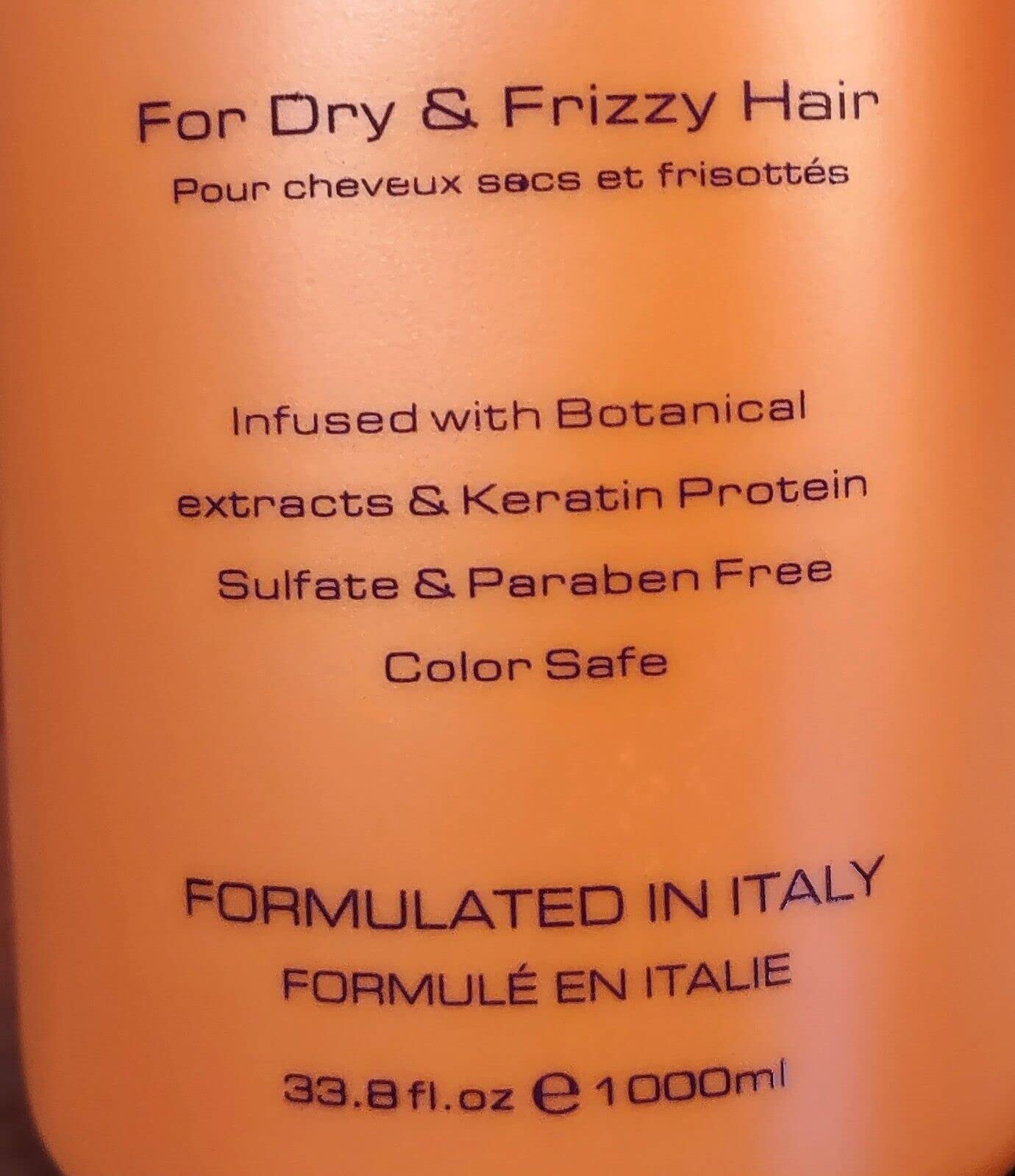Bio PureOils Keratin Anti-Frizz Smoothing Shampoo – Sulfate-Free, Color-Safe, Made in Italy