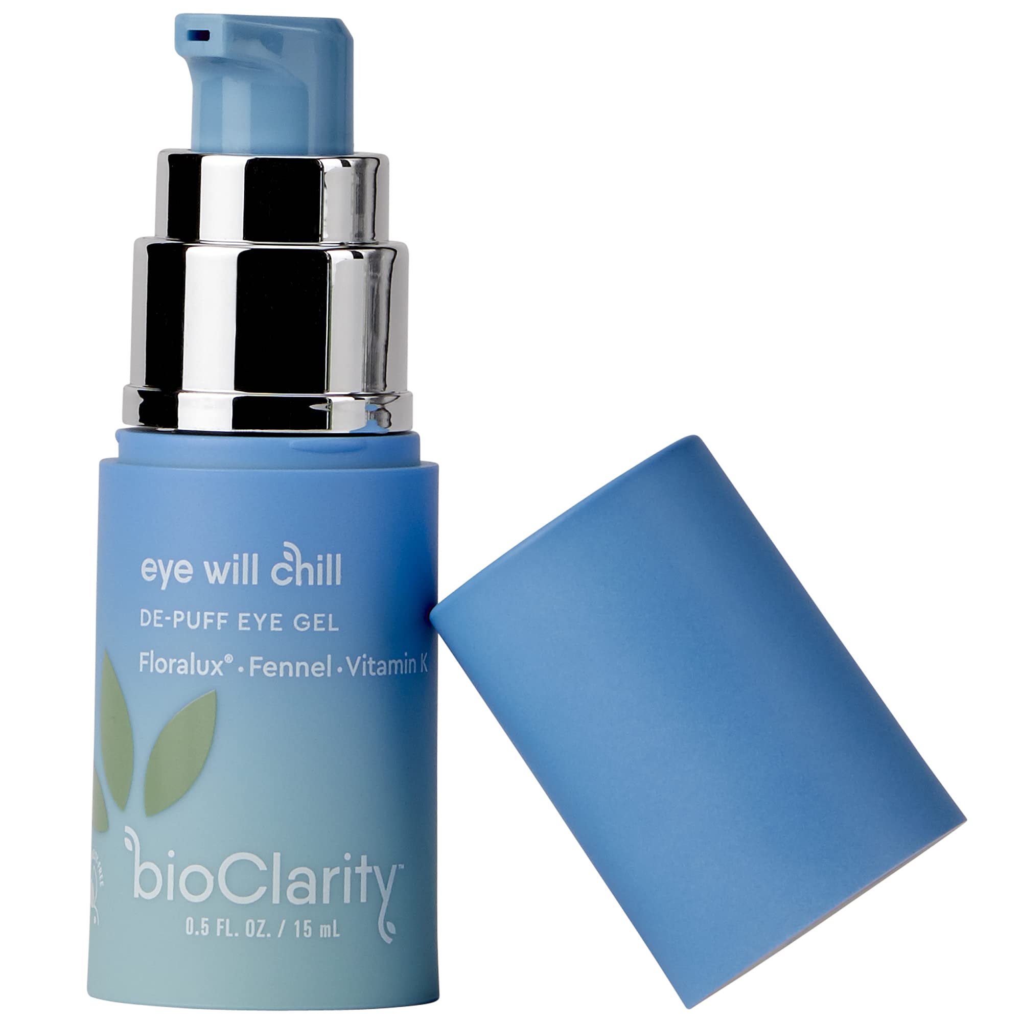 BioClarity Eye Will Chill De-Puff Eye Gel – 100% Vegan, Cruelty-Free | Niacinamide (B3), Vitamins