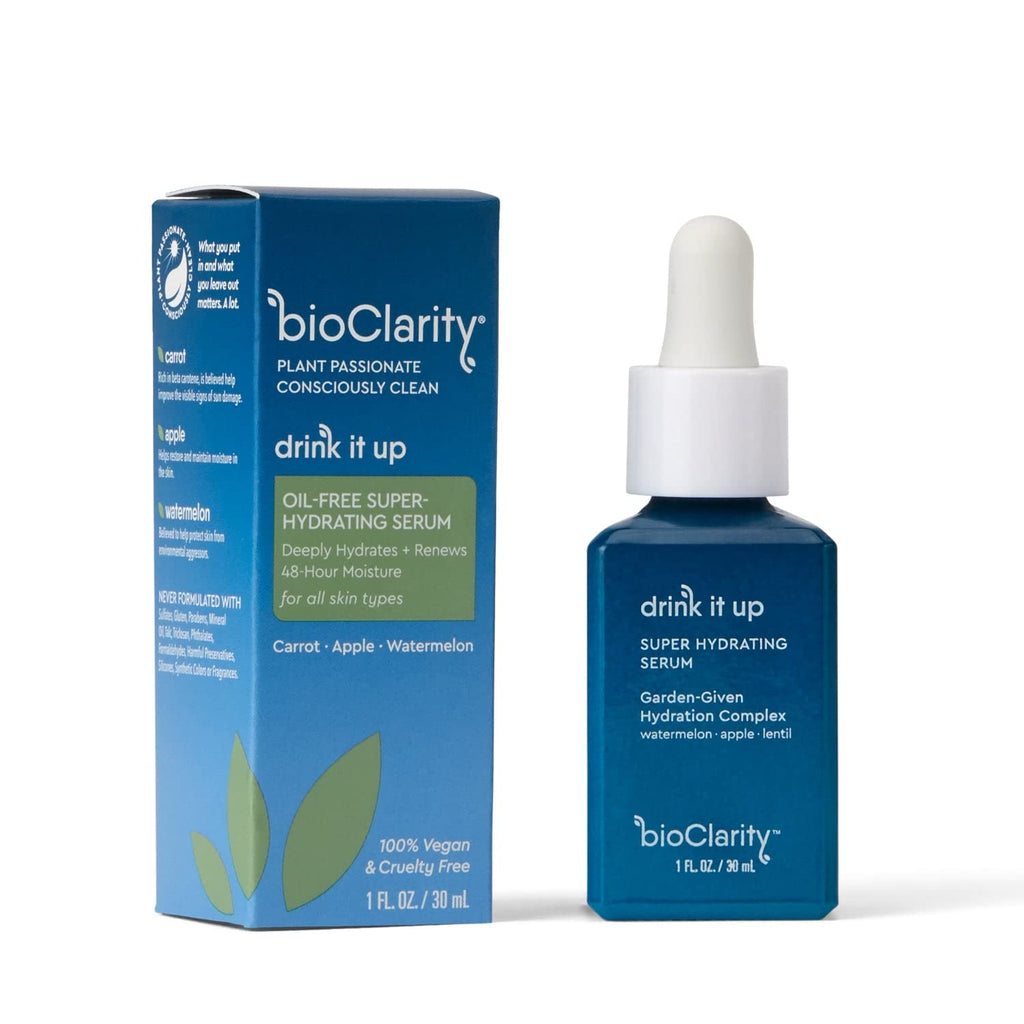 BioClarity Oil-Free Deep Hydrating Serum – 100% Vegan, Non-Toxic, Lightweight Hydration (1 fl oz)