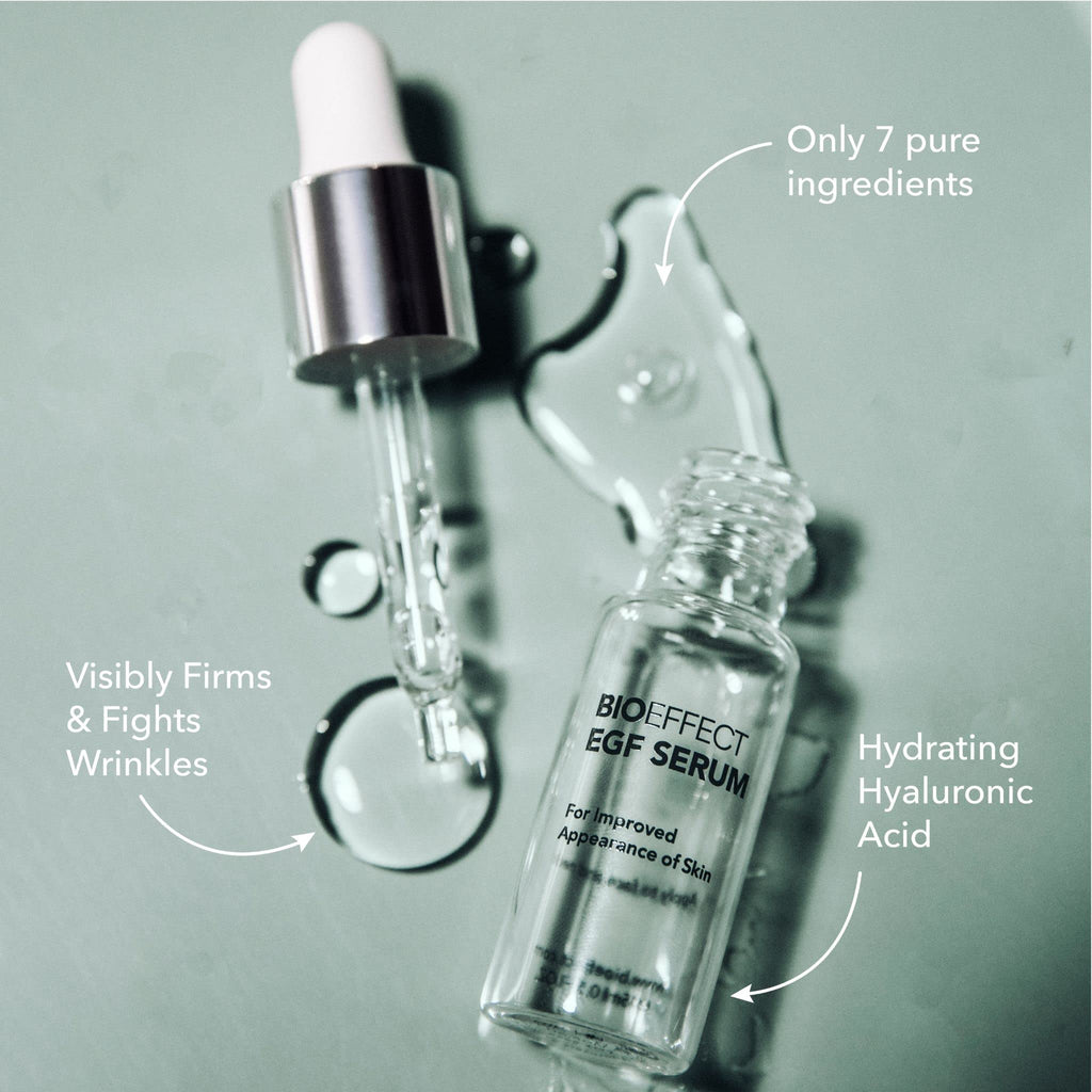 BIOEFFECT EGF Serum | Barley Growth Factor + Hyaluronic Acid for Hydration, Firmness & Smooth Skin | 20 mL