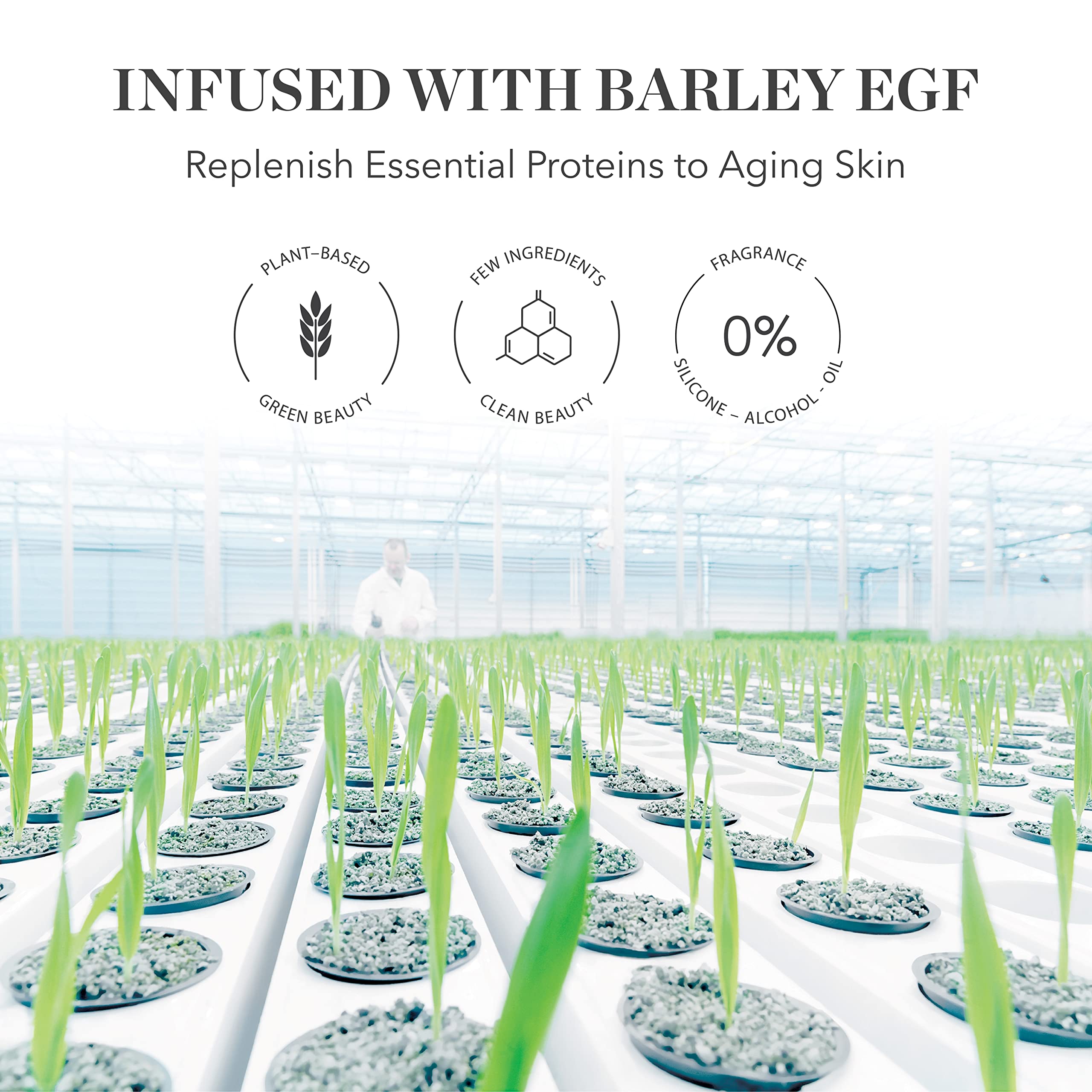BIOEFFECT EGF Serum | Barley Growth Factor + Hyaluronic Acid for Hydration, Firmness & Smooth Skin | 20 mL
