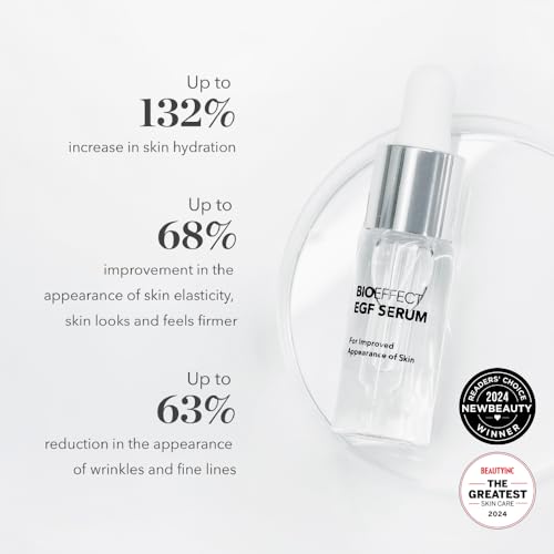 BIOEFFECT EGF Serum | Barley Growth Factor + Hyaluronic Acid for Hydration, Firmness & Smooth Skin | 20 mL