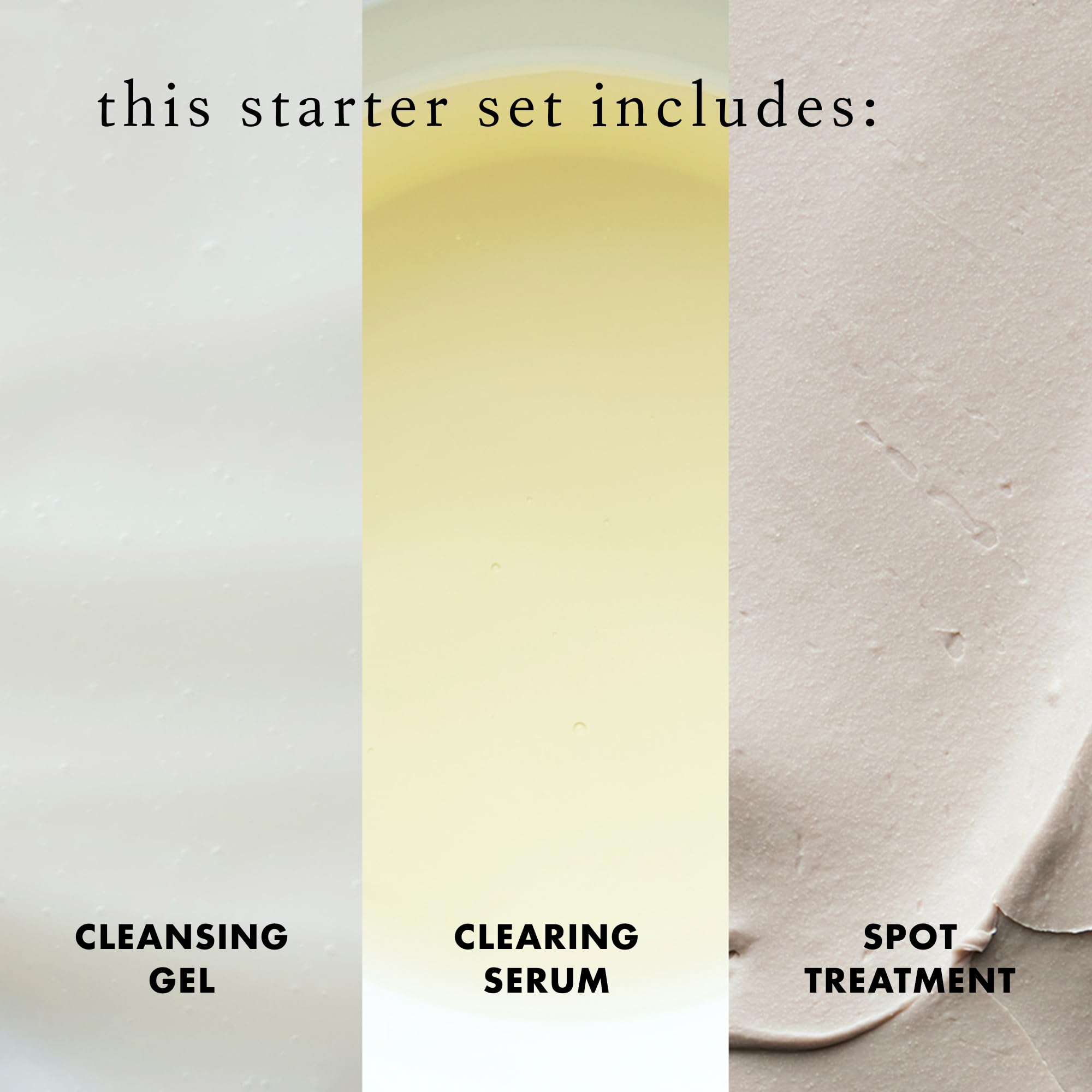 Bioelements 3-Step Starter Set for Acne Prone Skin – Pore Thing, Daily Meds & Spot Defy | Vegan, Gluten Free, Cruelty-Free