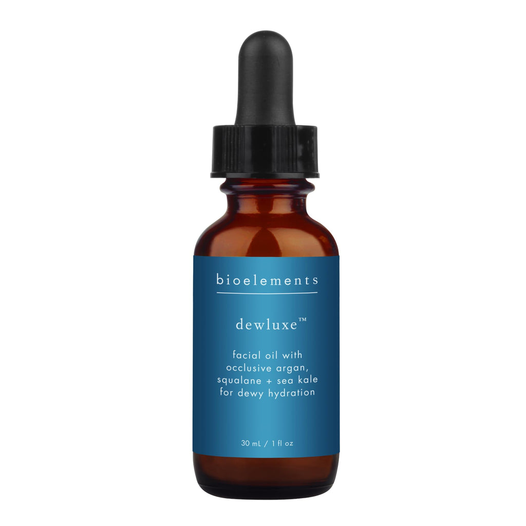 Bioelements Dewluxe Lightweight Face Oil – Hydrates Skin & Diminishes Fine Lines | Vegan, Gluten Free