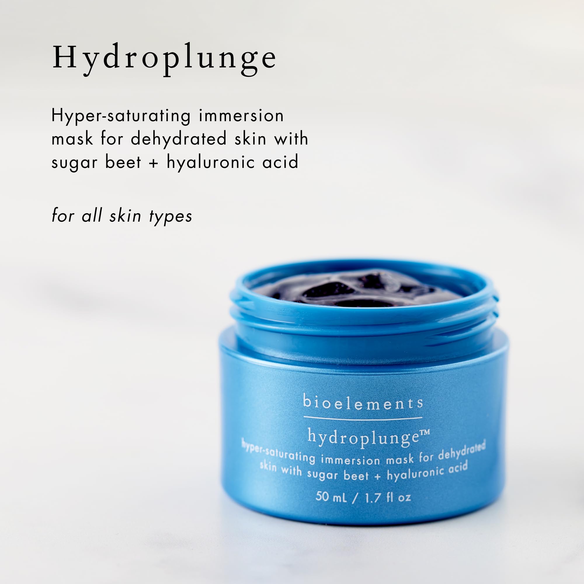Bioelements Hydroplunge Mask – Lightweight Hyaluronic Hydration for All Skin Types