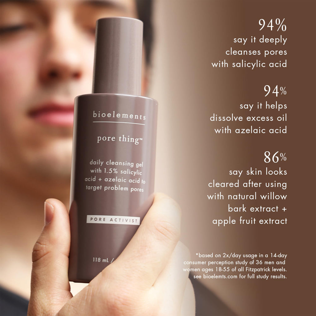 Bioelements Pore Thing — Daily Cleansing Gel with 1.5% Salicylic & Azelaic Acids
