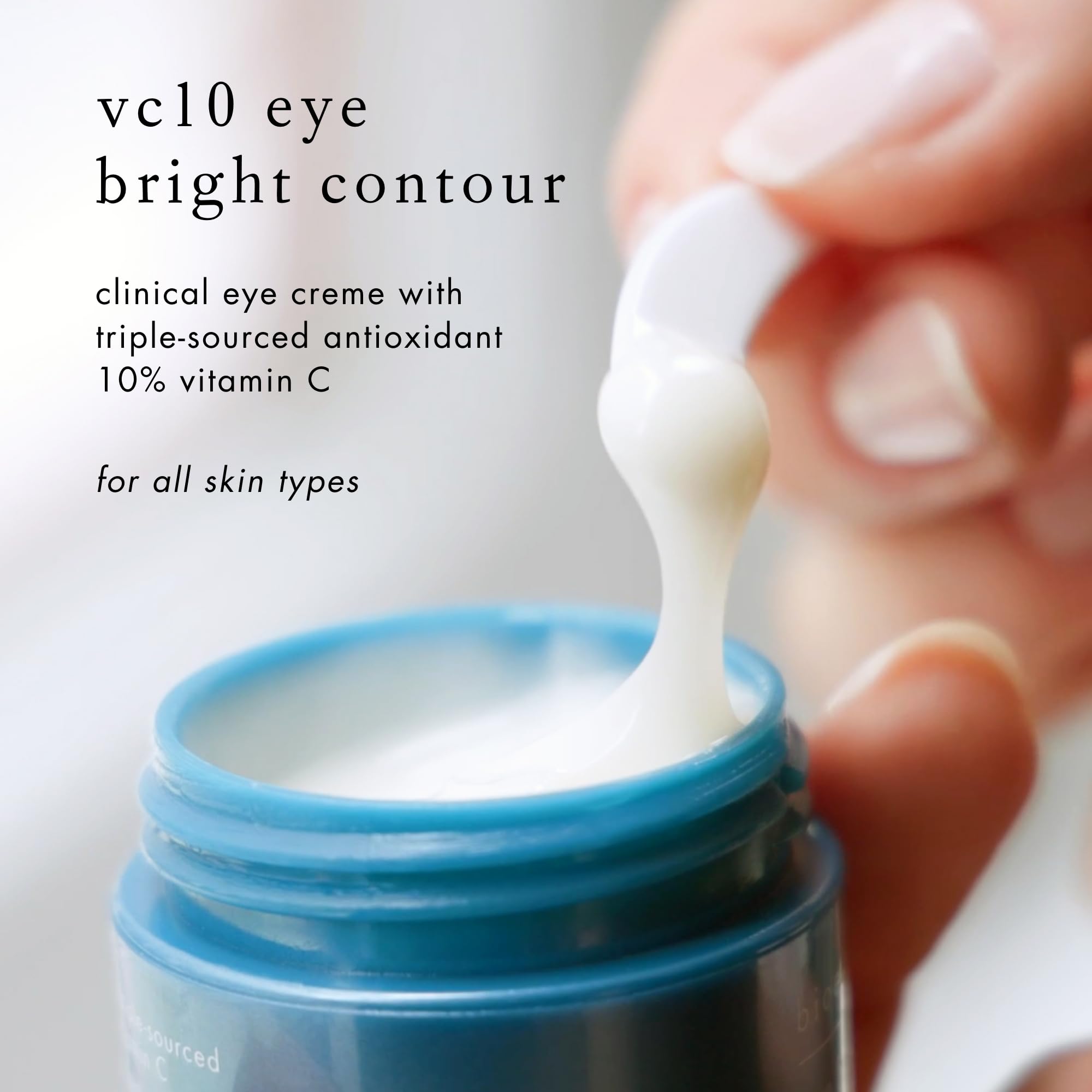 Bioelements vc10 Eye Bright Contour — 0.5 oz Vitamin C Eye Cream | Vegan, Cruelty-Free