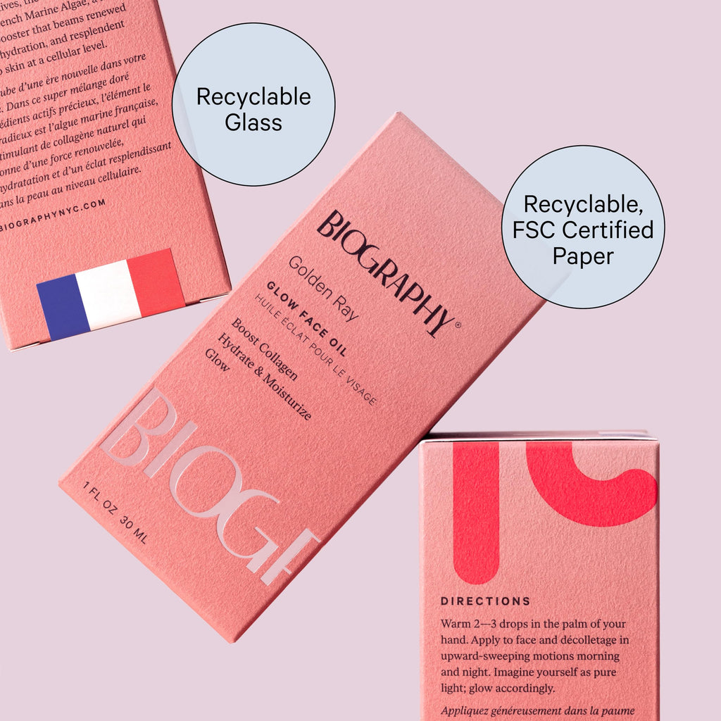 Biography Face Oil Glow Treatment 30ml — Organic Vegan Hydration for All Skin Types