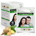 BIOGREEN ROOTS Ammonia-Free Herbal Hair Dye Shampoo – Natural Black (10 x 25 ml)