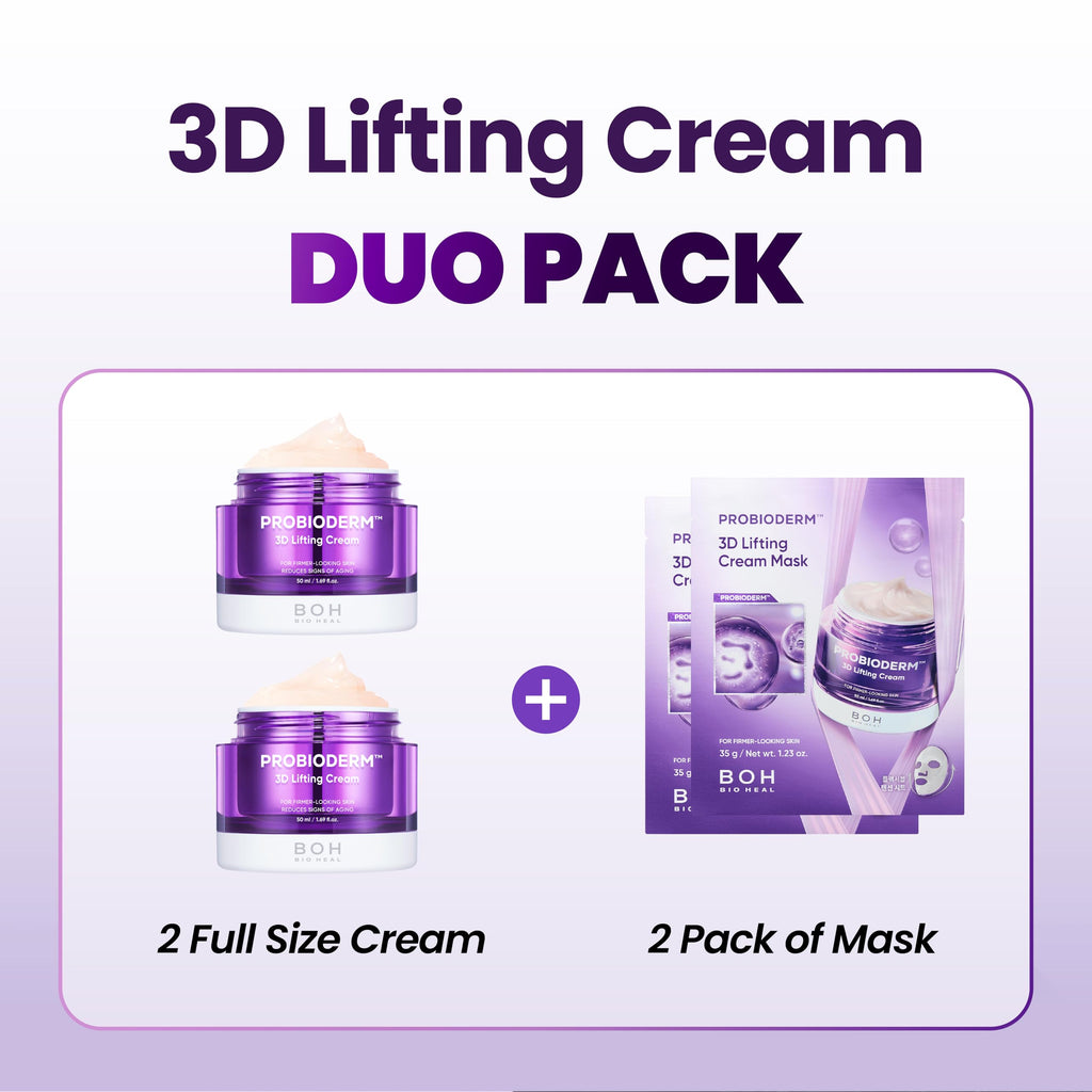 BIOHEAL BOH PROBIODERM 3D Lifting Cream Double Set + Masks | Korean Anti-Aging skincare