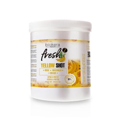 Biokera Natura Fresh Yellow Shot Mask – 33.5 oz | Refreshing Facial Treatment