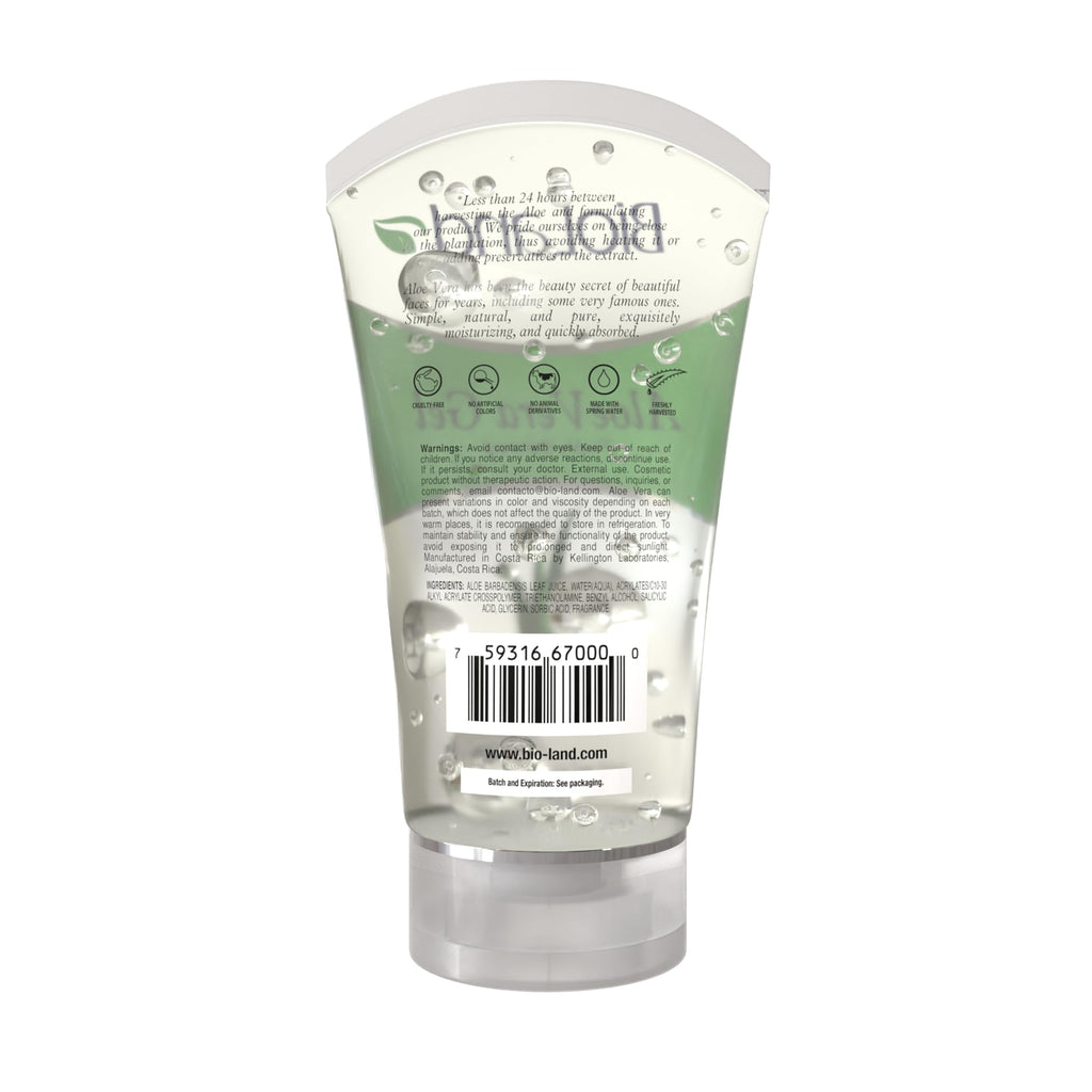 Bioland Organic Aloe Vera Gel – Freshly Harvested & Cold Processed for Hydration