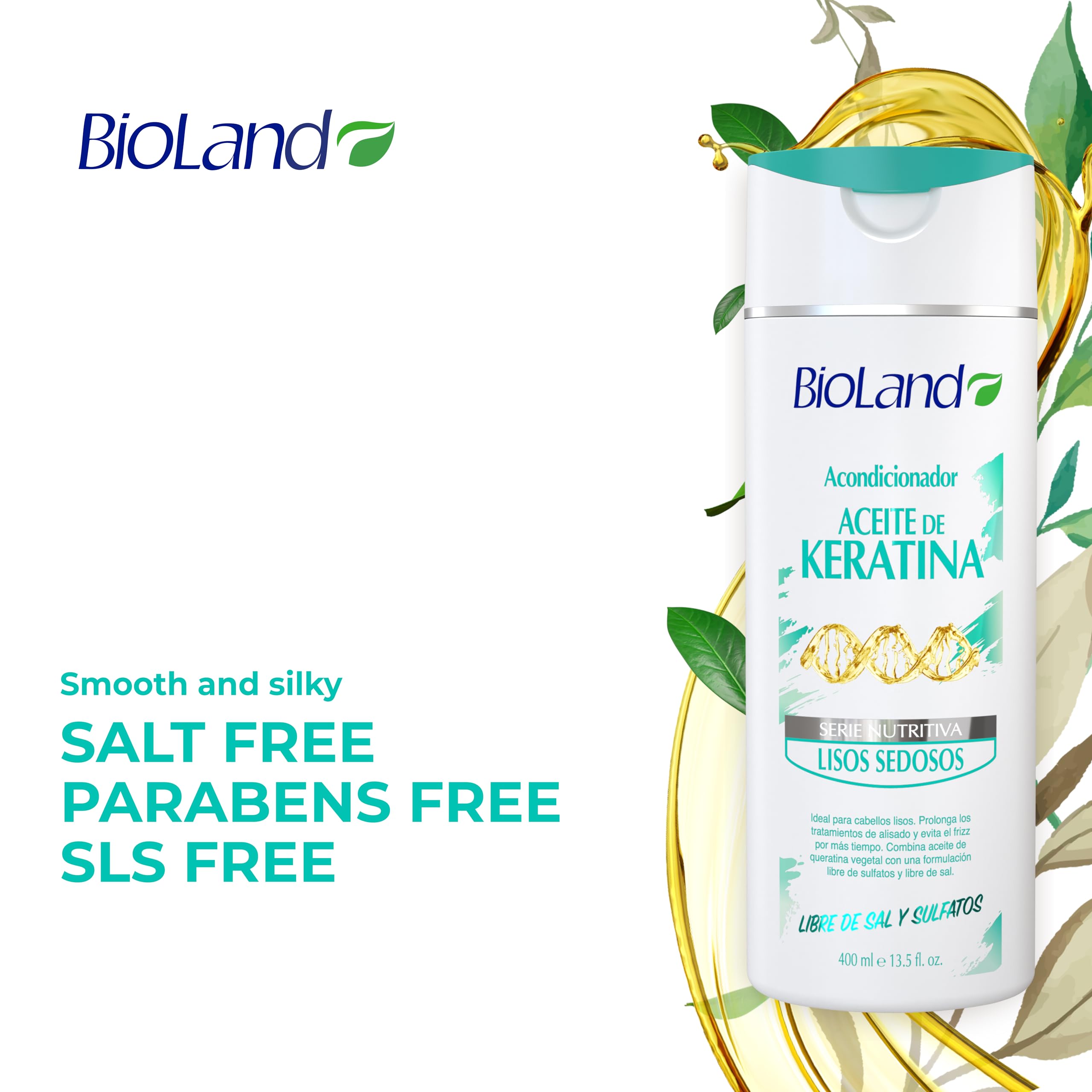 BioLand Keratin Oil Conditioner – Ultra-Concentrated for Treated & Straight Hair