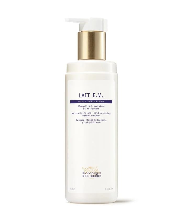 BIOLOGIQUE RECHERCHE Lait E.V. Makeup Remover 8.4 fl oz – Hydrating Gentle Cleanser