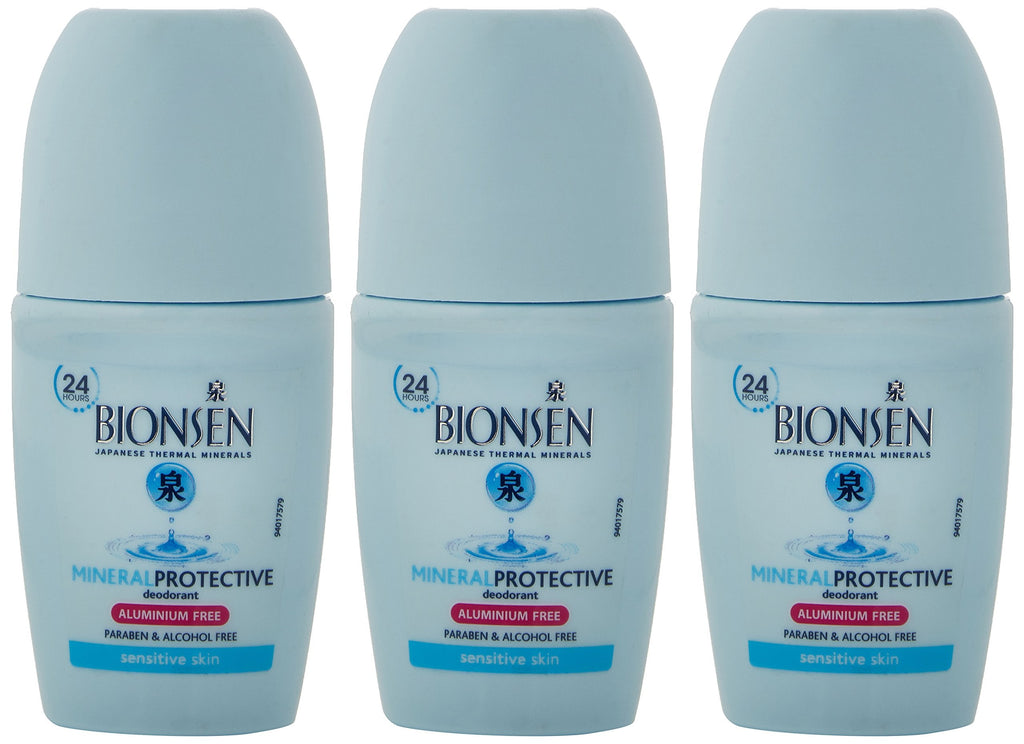 Bionsen Roll-On Deodorant 50ml – Pack of 3 for Unisex Use