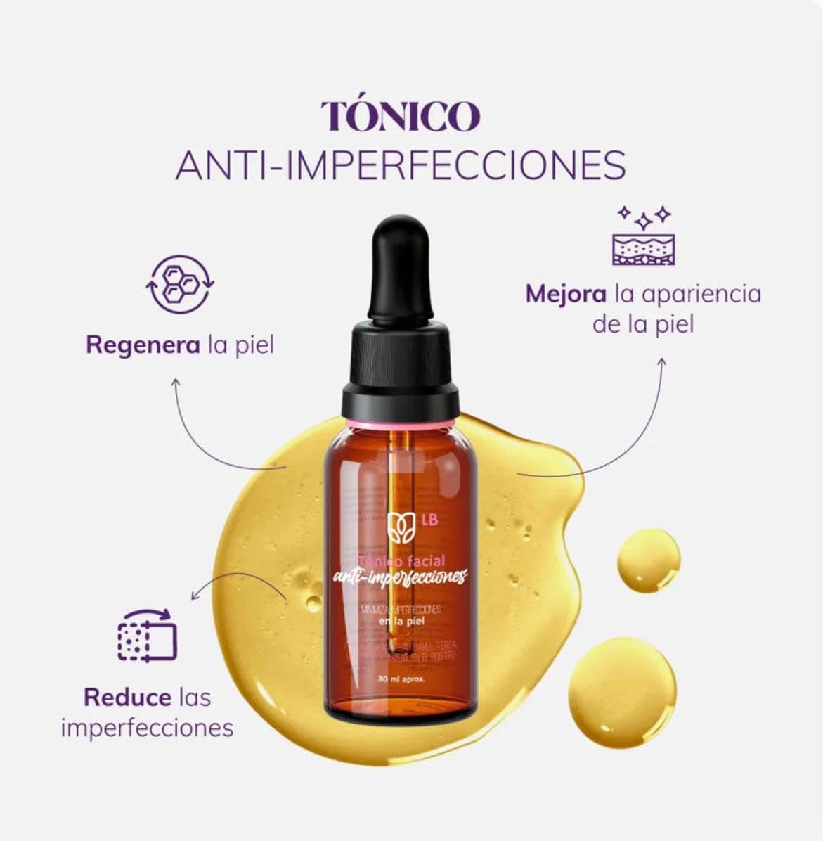 BIONUR LB Tonico Facial Advanced Formula – 2-Pack, Certified Raw Materials
