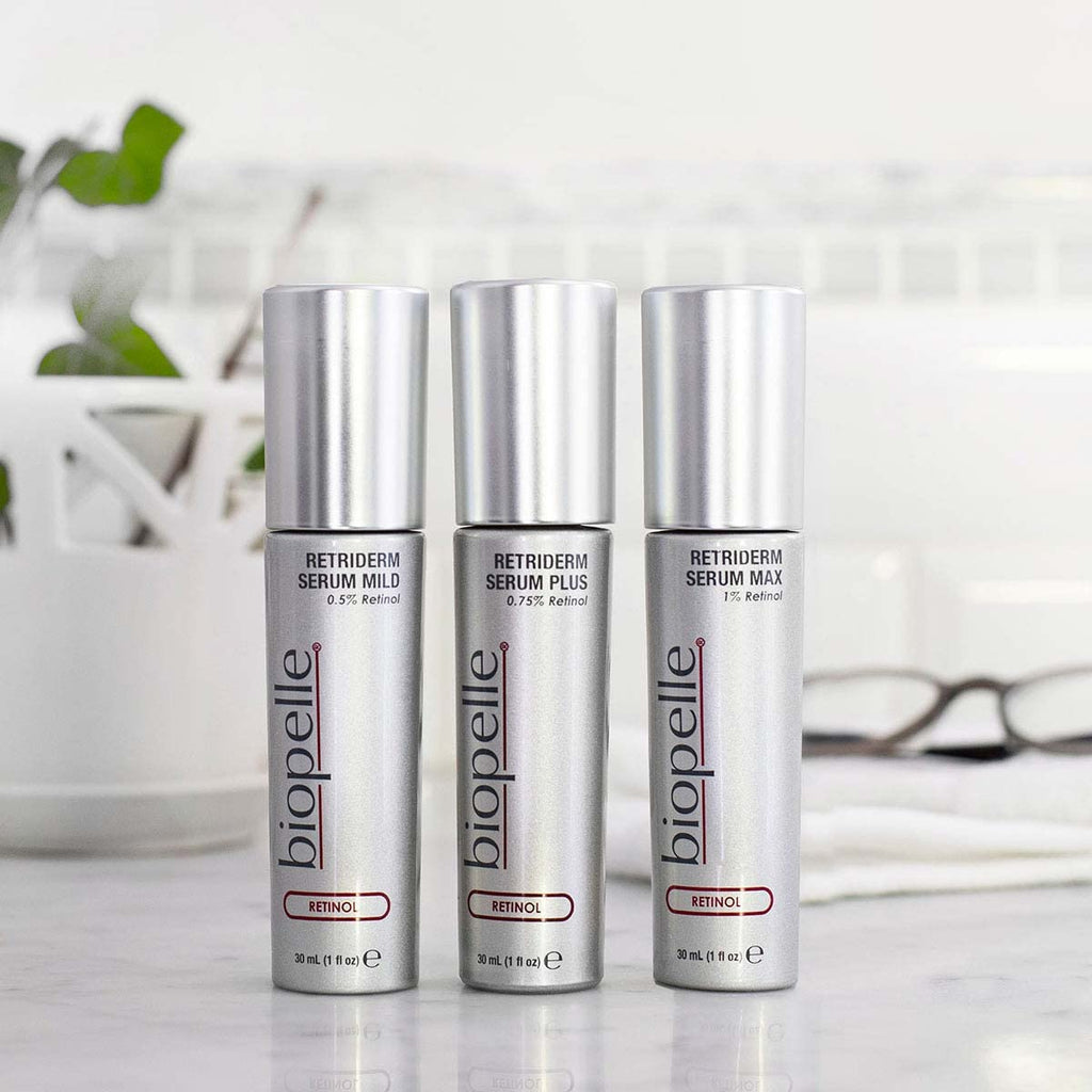 Biopelle Retriderm Retinol Serum Plus - 1 Fl Oz for Firmer, Smoother Skin