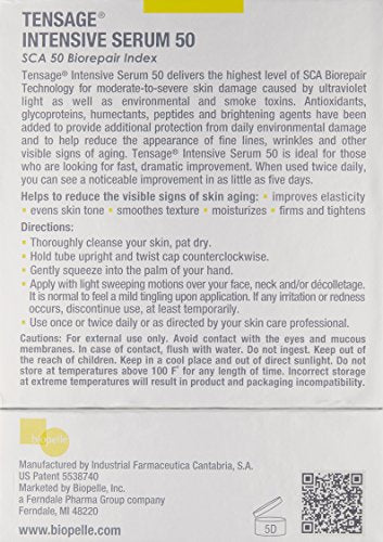 Biopelle Tensage Growth Factor Intensive Serum 50 – Snail Mucin, SCA Biorepair