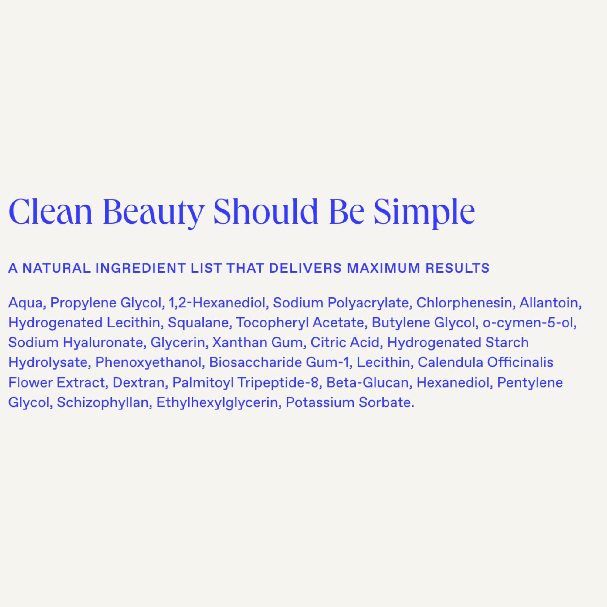 BioRepublic Ultra Soothing InvisaMask with Squalane, Tripeptide & Allantoin | Hydration, Brightening & Gentle Comfort