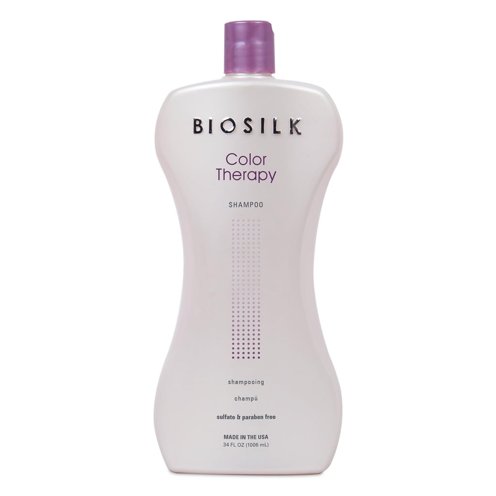 BioSilk Color Therapy Shampoo – Gentle Color Protection, Sulfate-Free, Paraben-Free, 34 oz