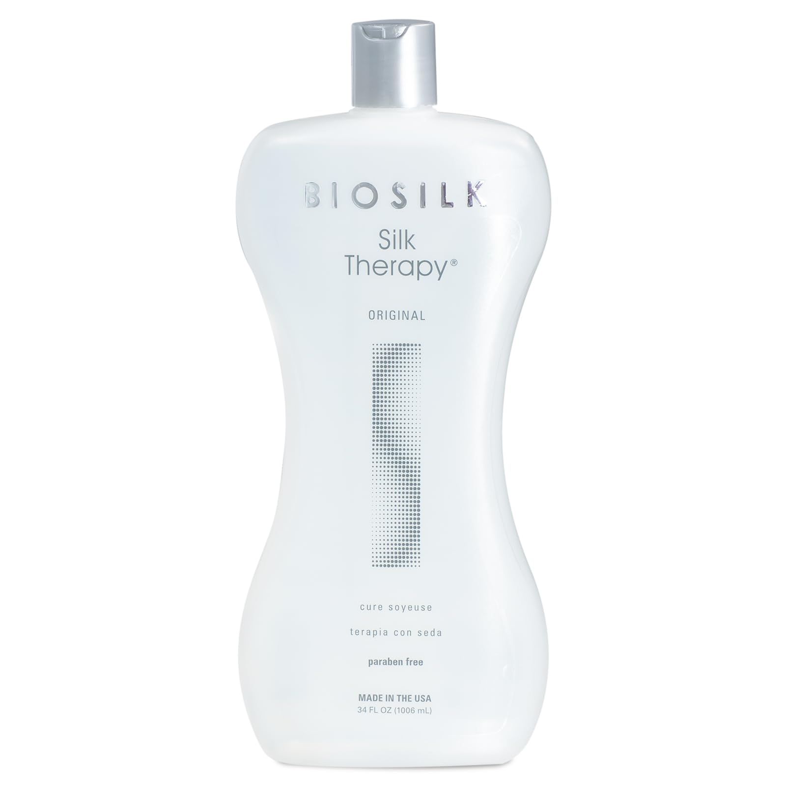 BioSilk Silk Therapy Original Reconstructing Treatment — Shine, Smoothness & Split End Prevention, 34 oz