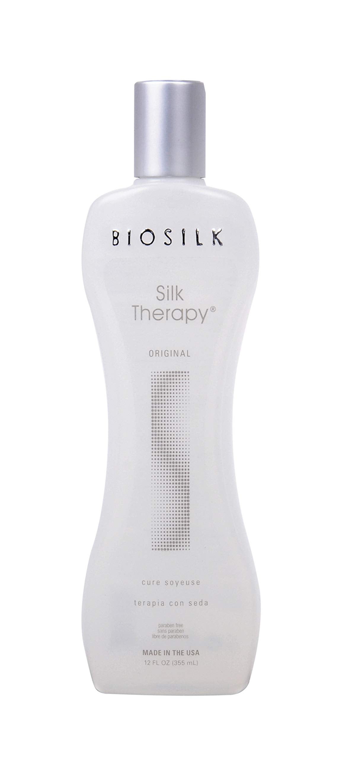 BioSilk Silk Therapy Original Cure 4 Pack – Leave-In Hair Treatment (12 oz)
