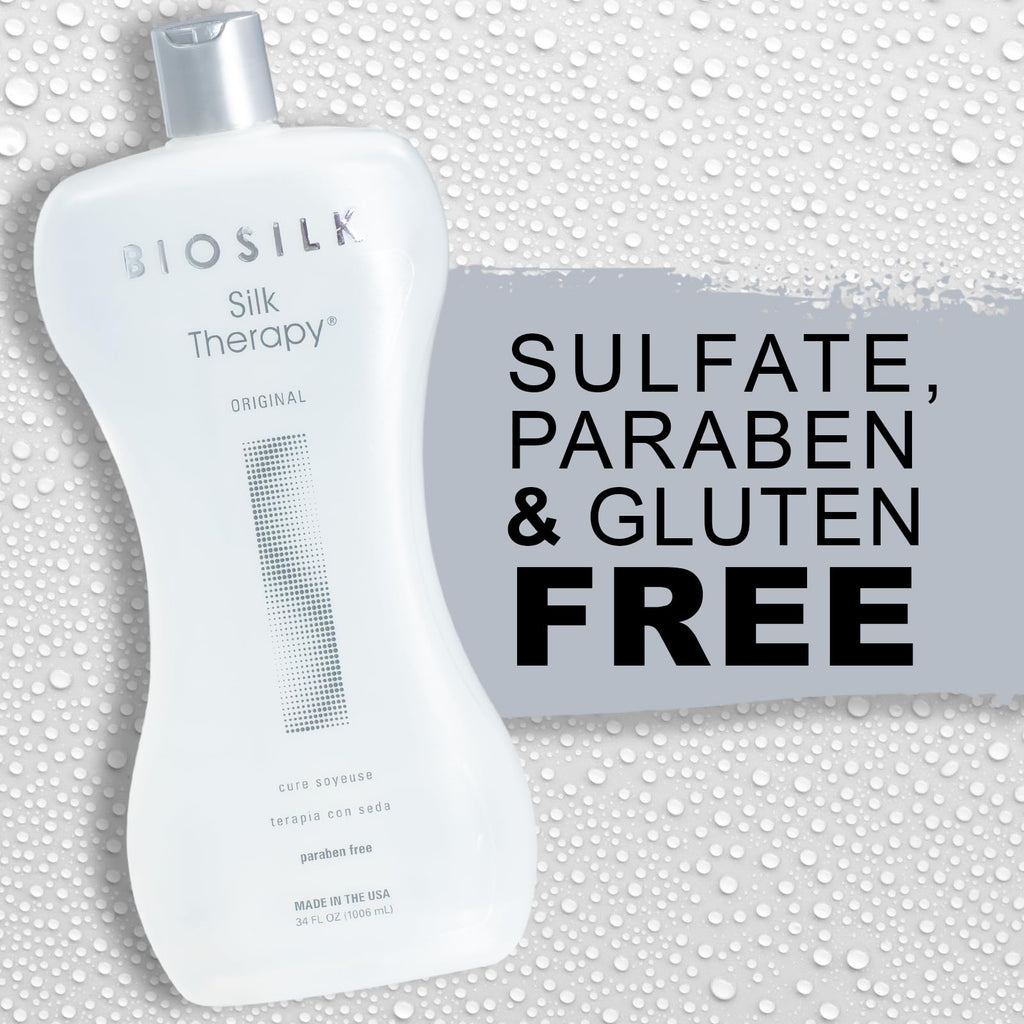 BioSilk Silk Therapy Original Reconstructing Treatment — Shine, Smoothness & Split End Prevention, 34 oz
